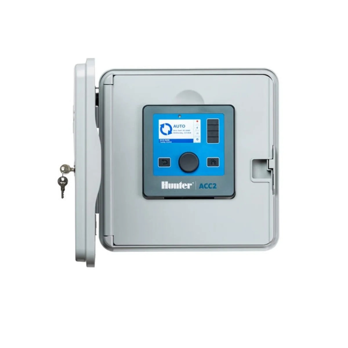ACC2 12-station base unit controller with stainless steel wall mount for efficient irrigation management