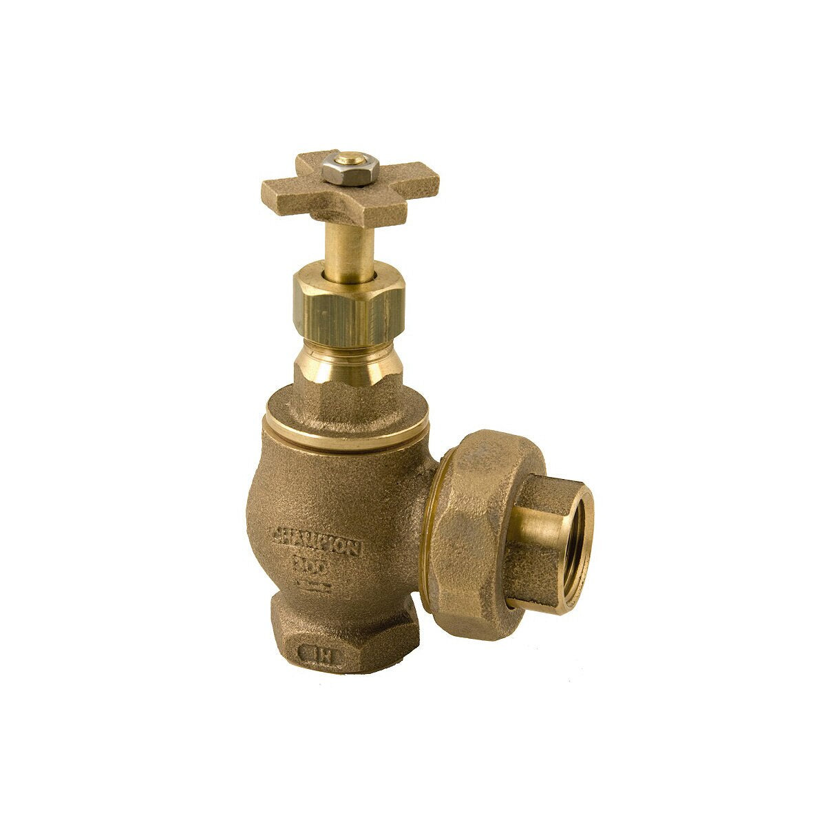 1 Angle Valve With Union Rising Swivel Brass 300RS-100Y