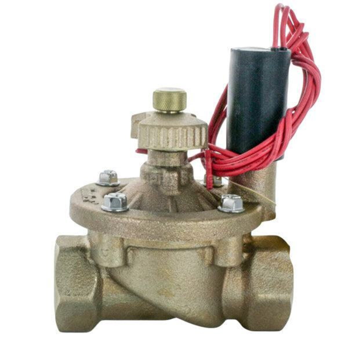 Hunter Globe Valve IBV Brass 1 in. w/ Flow Control and Filter Sentry FIPT x FIPT