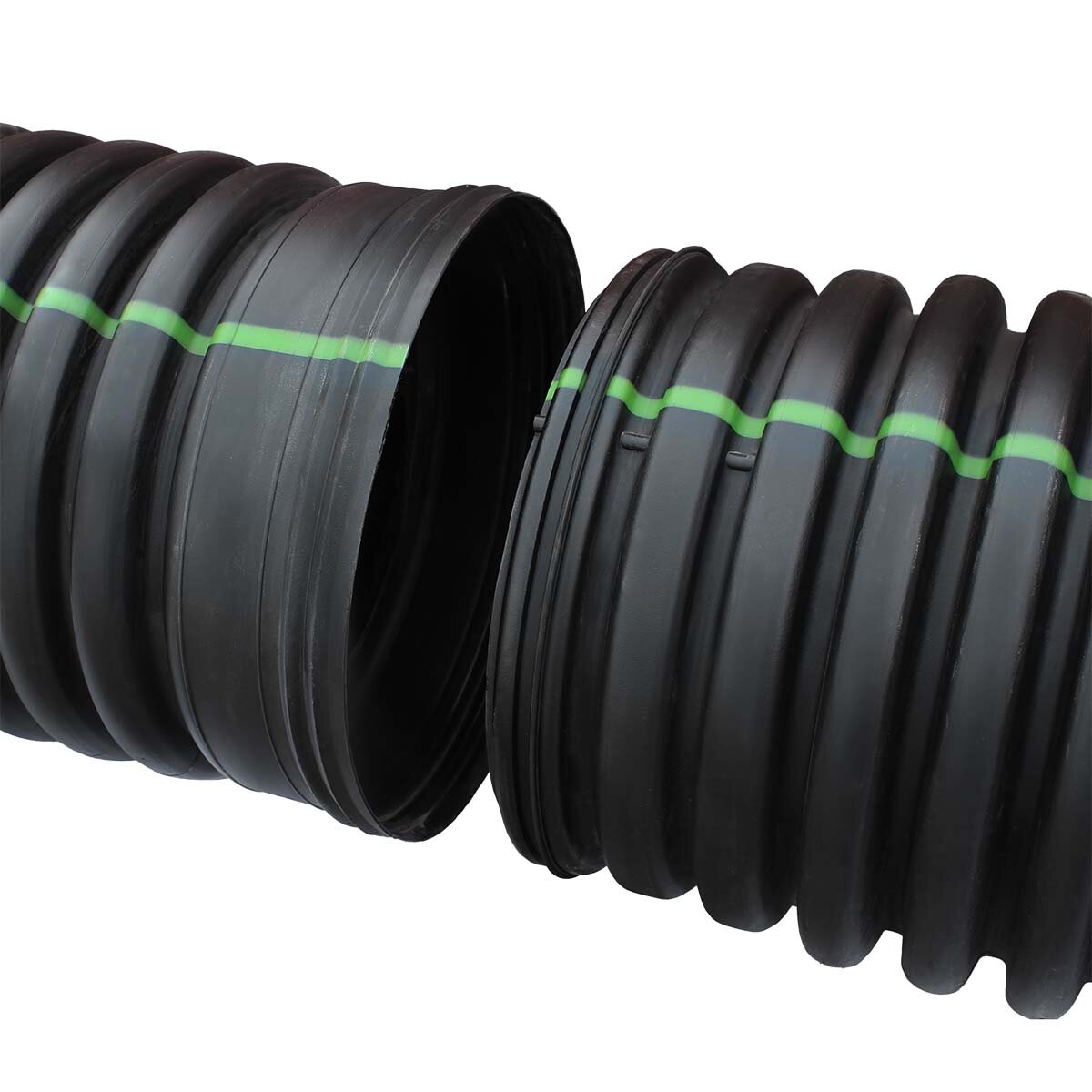 ADS 8 in. x 20 ft. N-12 Dual Wall Pipe Solid