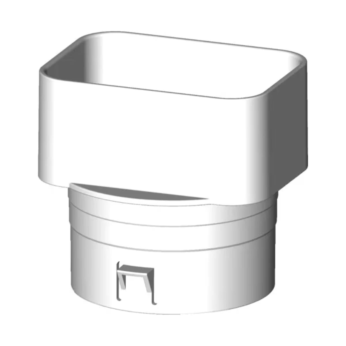 Polylok Down Spout Adapter 4 in. x 6 in. x 4 in.
