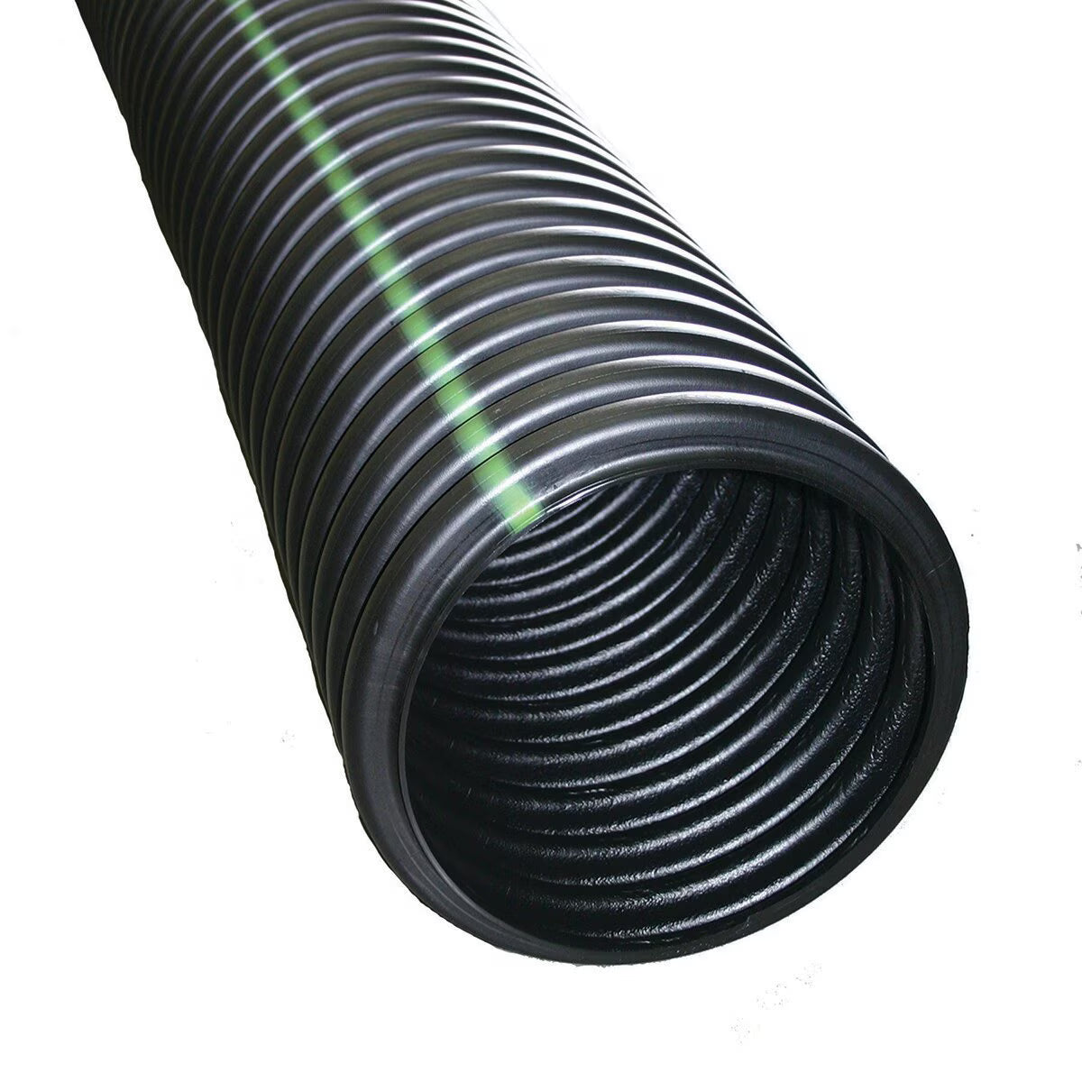 ADS 18 in. Solid Single Wall Corrugated Pipe 20 ft.