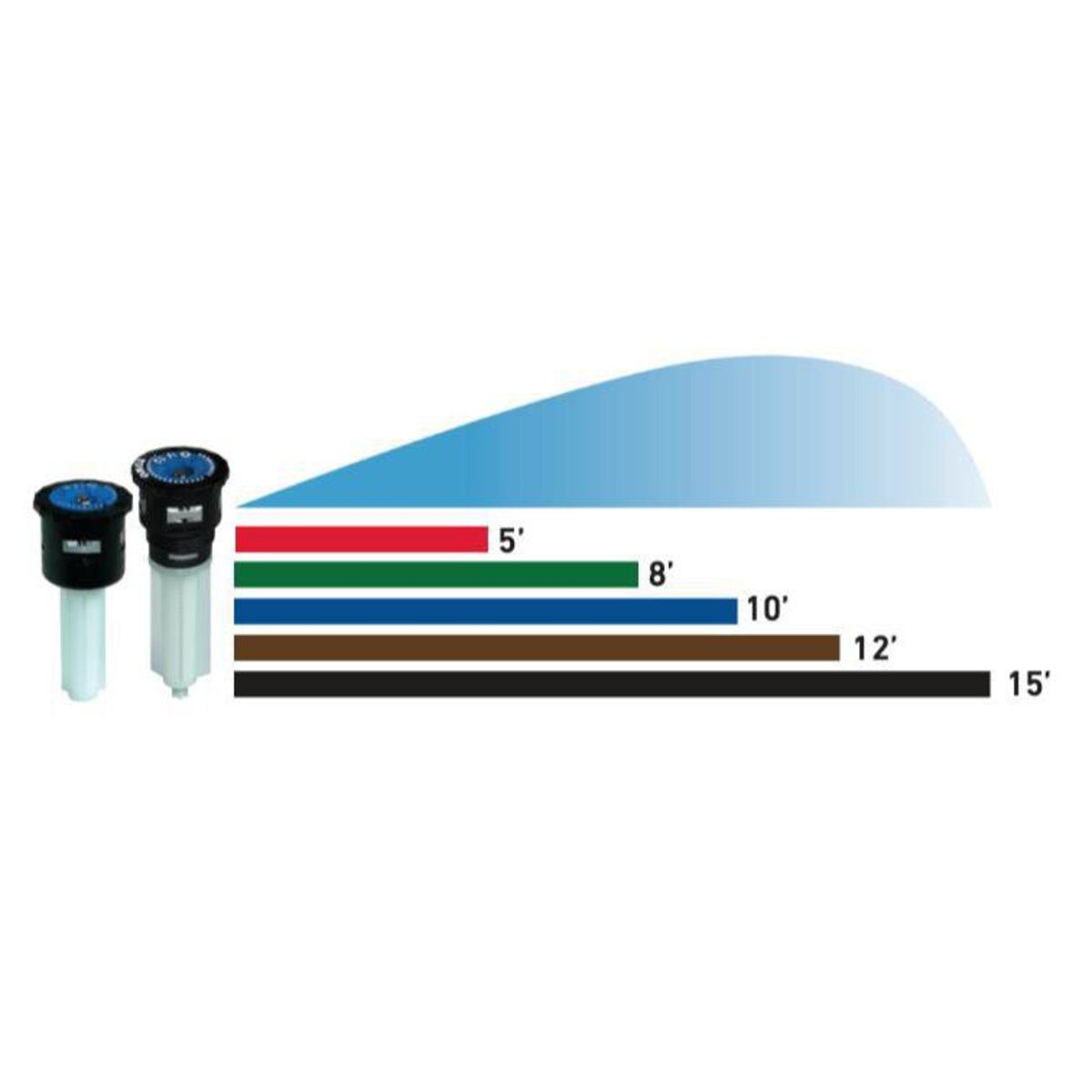 Toro Nozzle Male Thread, 8-60, Precision Series 8 ft. 60 Degree