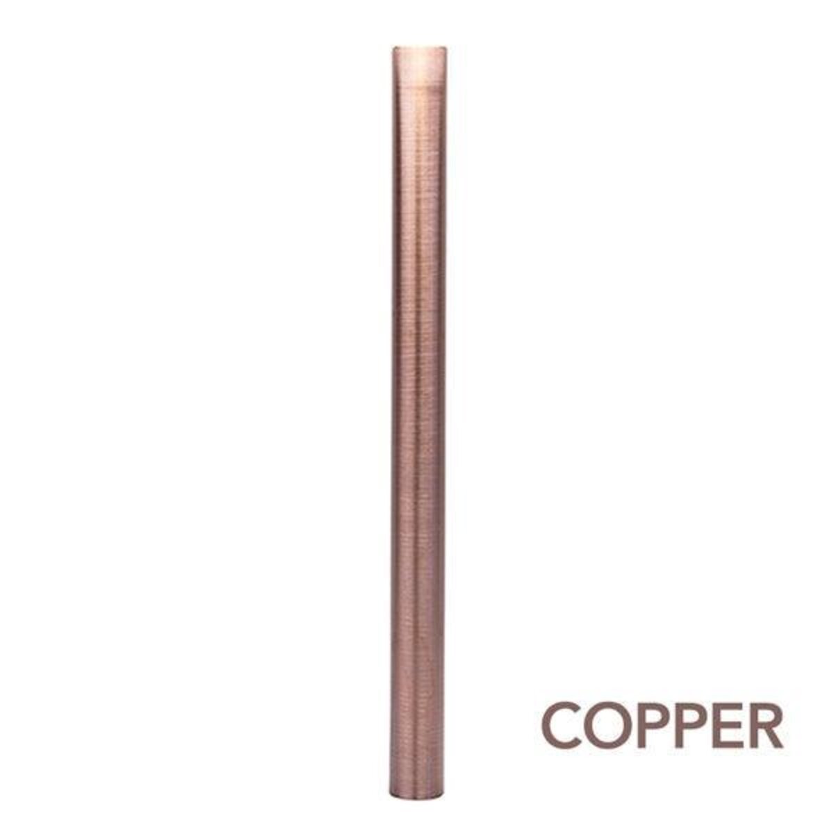 FX-P1LED18RAFB- Petite 18 in. LED Riser 18 in. Riser Copper Flat Black Finish 2W 2700K LED