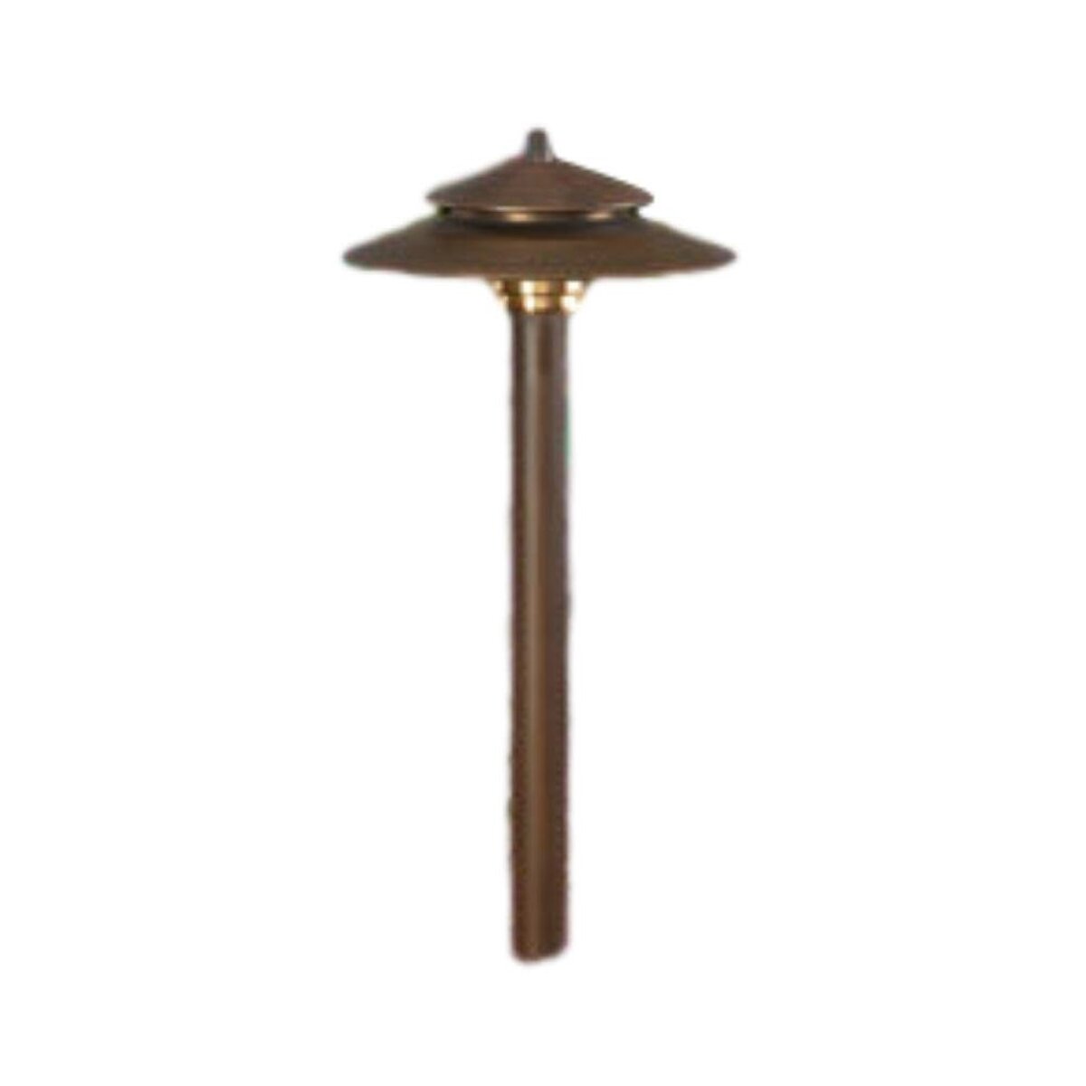 Vista PR-2125-BSO-NL Path Light Olde Brass No Lamp 6 in. Top