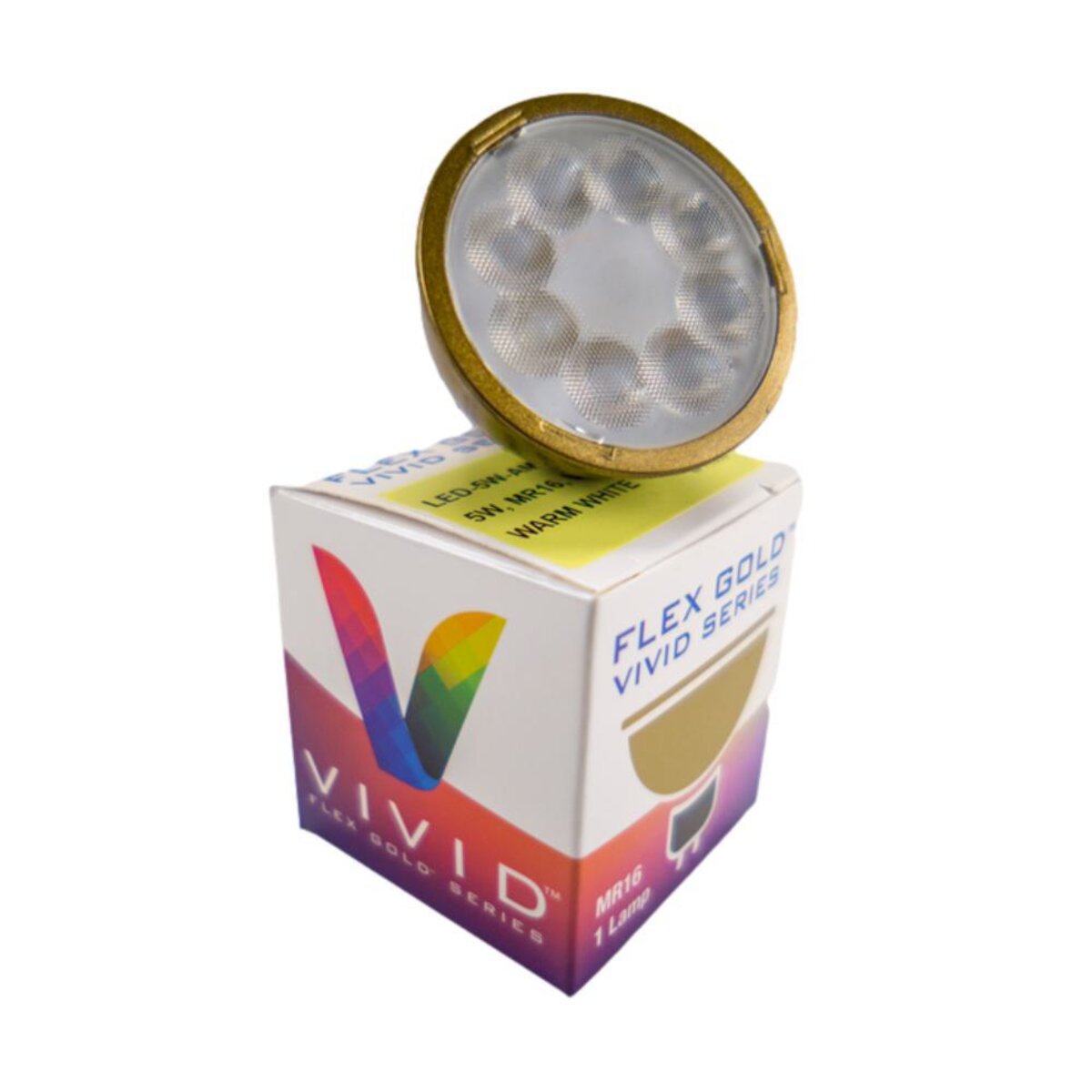 LED-5W-BM6F-RGB27 Unique MR16 LED Vivid Gen2 RGB Color Changing 5W 40 Degree 2700K