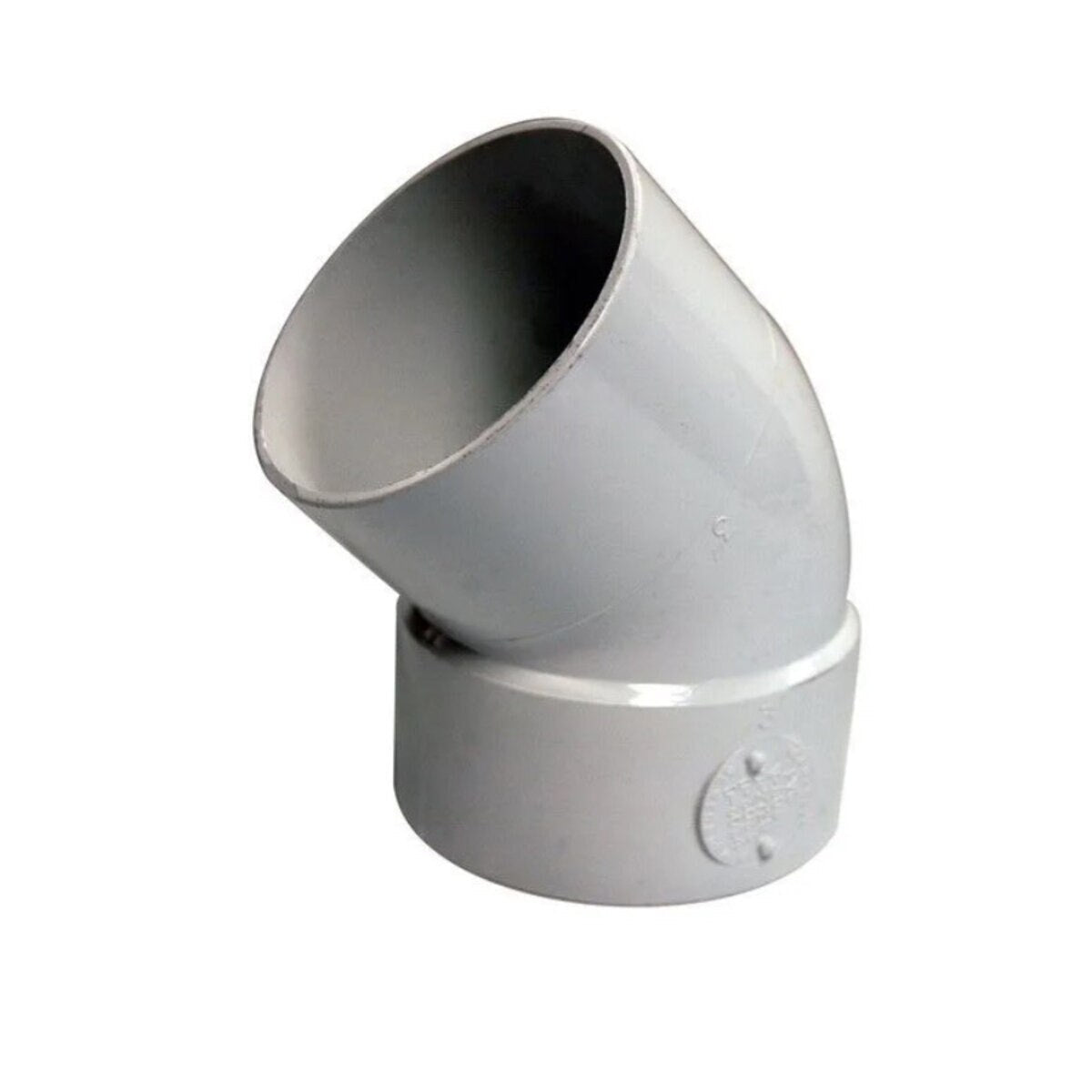 4 PVC 45 Street Elbow Spt X Hub White NDS -4P03ST