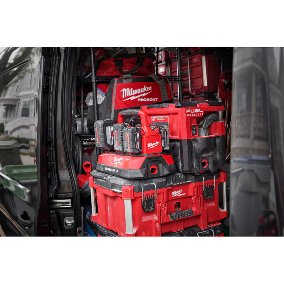 Milwaukee 18V M18 Packout Six Bay Rapid Battery Charger | 48-59-1809