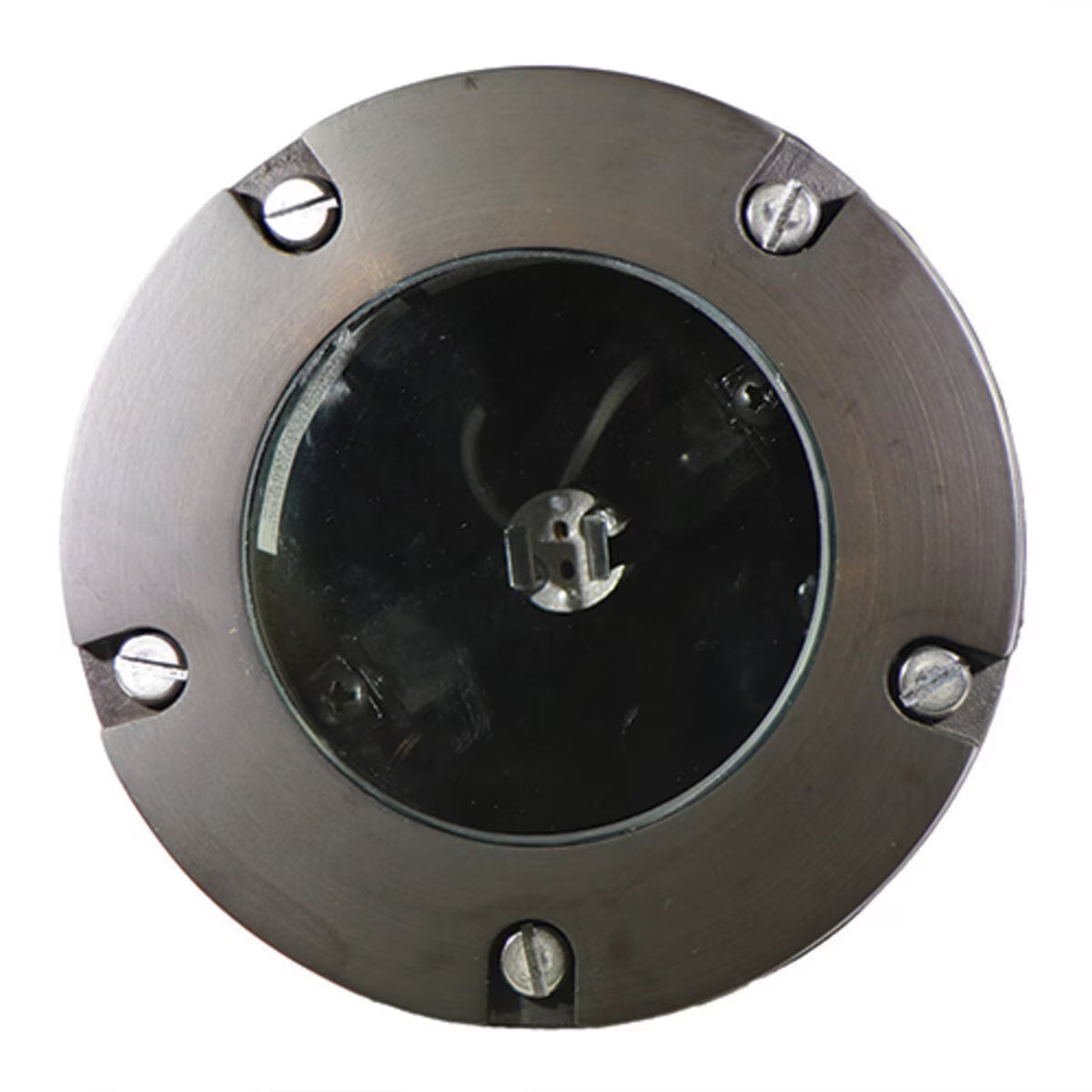 Pro-Trade IG1 In-Ground Light Composite Housing Antique Brass Clear Cover No Lamp