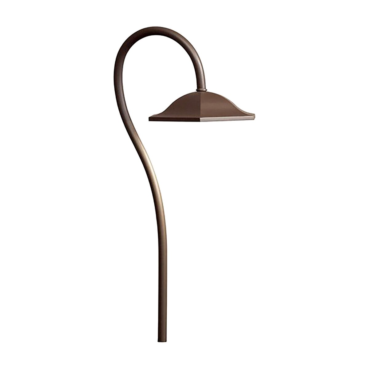Kichler15807AZT27R Path Light Shepherd's Crook Series 12V LED Architectural Bronze