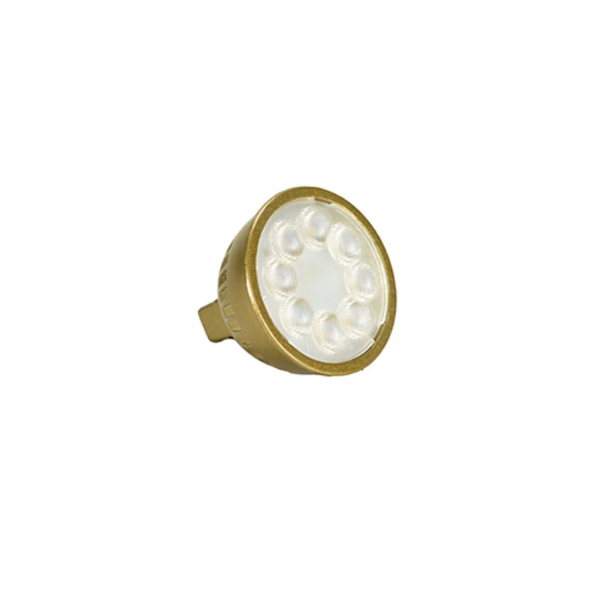 LED-5W-AM6FL-CCT Unique Flex Gold Series MR16 LED Lamp 5W Dimmable Bi-Pin Base with Vivid CCT Changing (2700K - 3000K) - 410 Lumens, 40° Beam Angle, Gold Finish