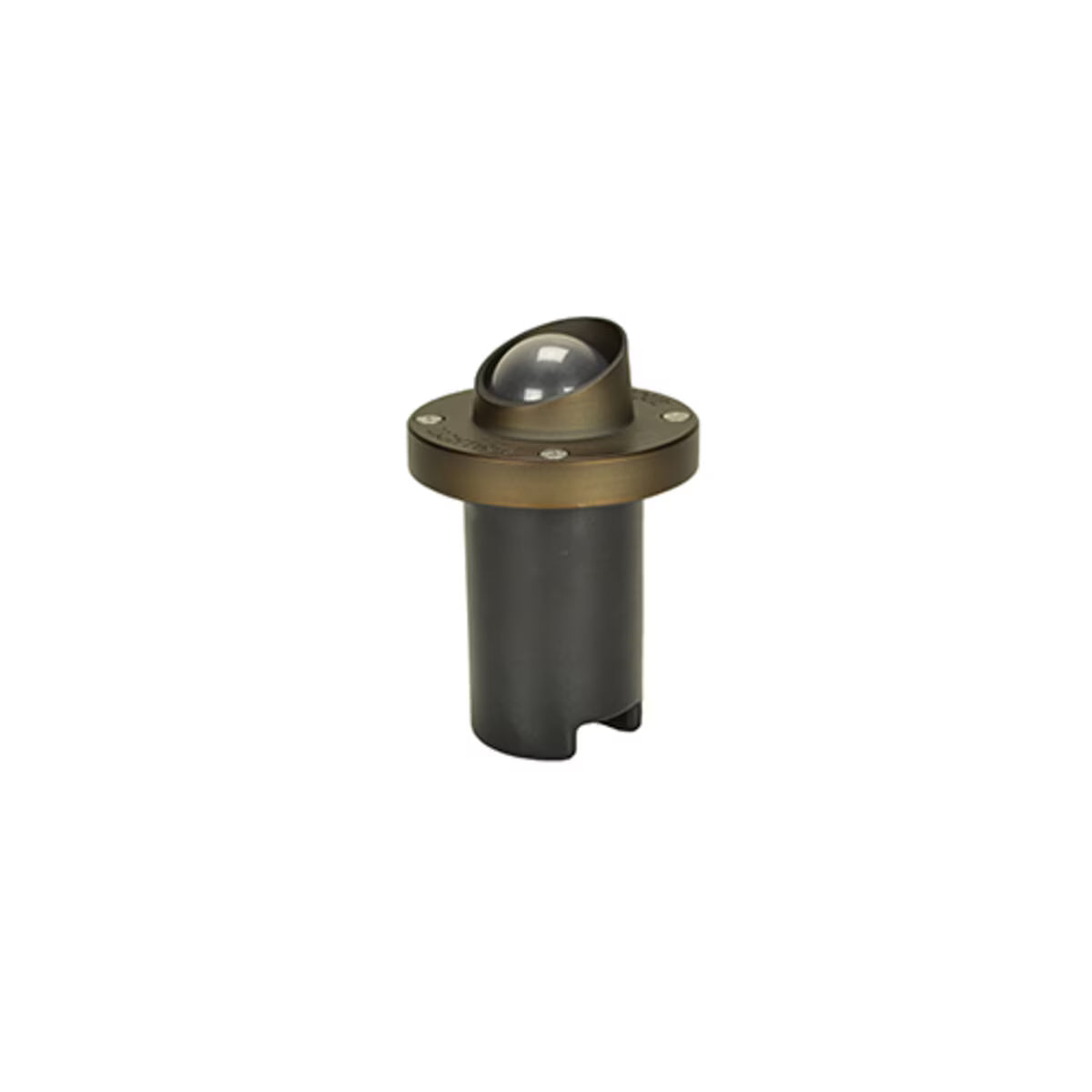 Unique NOVAS-12-L430 Nova Shroud In-Ground Light Brass Housing Weathered Brass 4W 3000K LED 25 ft. Lead