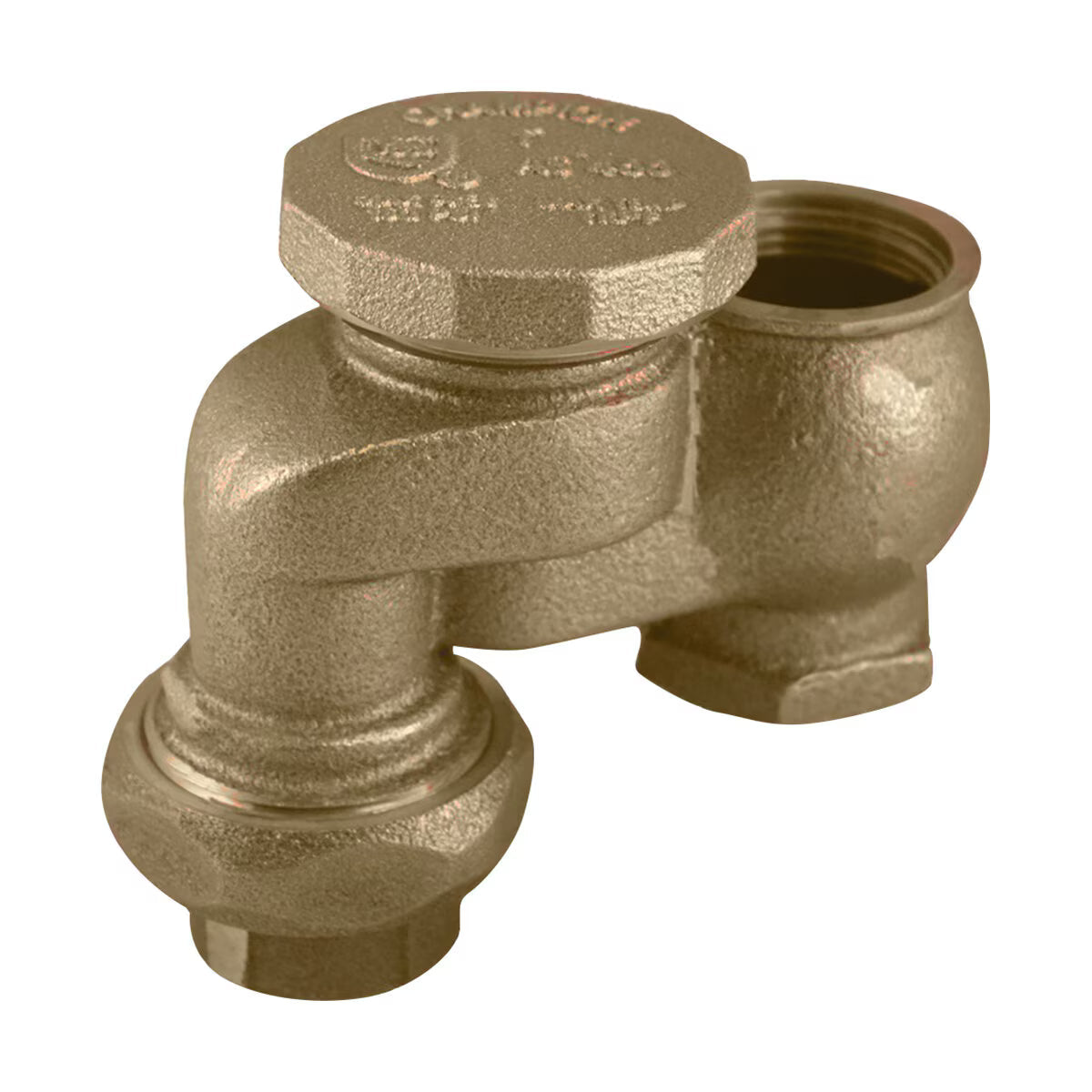 V-19-466-075Y Anti-Siphon Body Valve Yellow Brass 3/4 in.