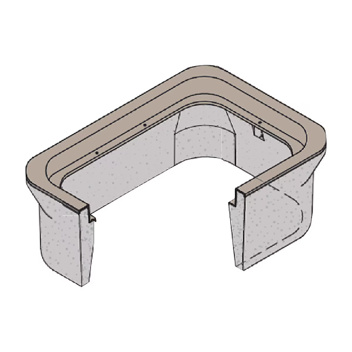 Christy Concrete Box 24 in. x 36 in.