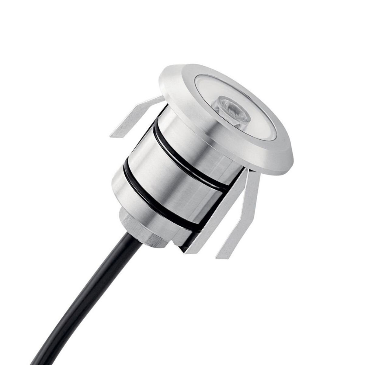 Kichler16141SS27 Landscape Series Recessed In-Ground Light 3.5W Warm White 2700K LED Stainless Steel, 200 Lumens, 2-1/4 in. x 2-1/4 in.
