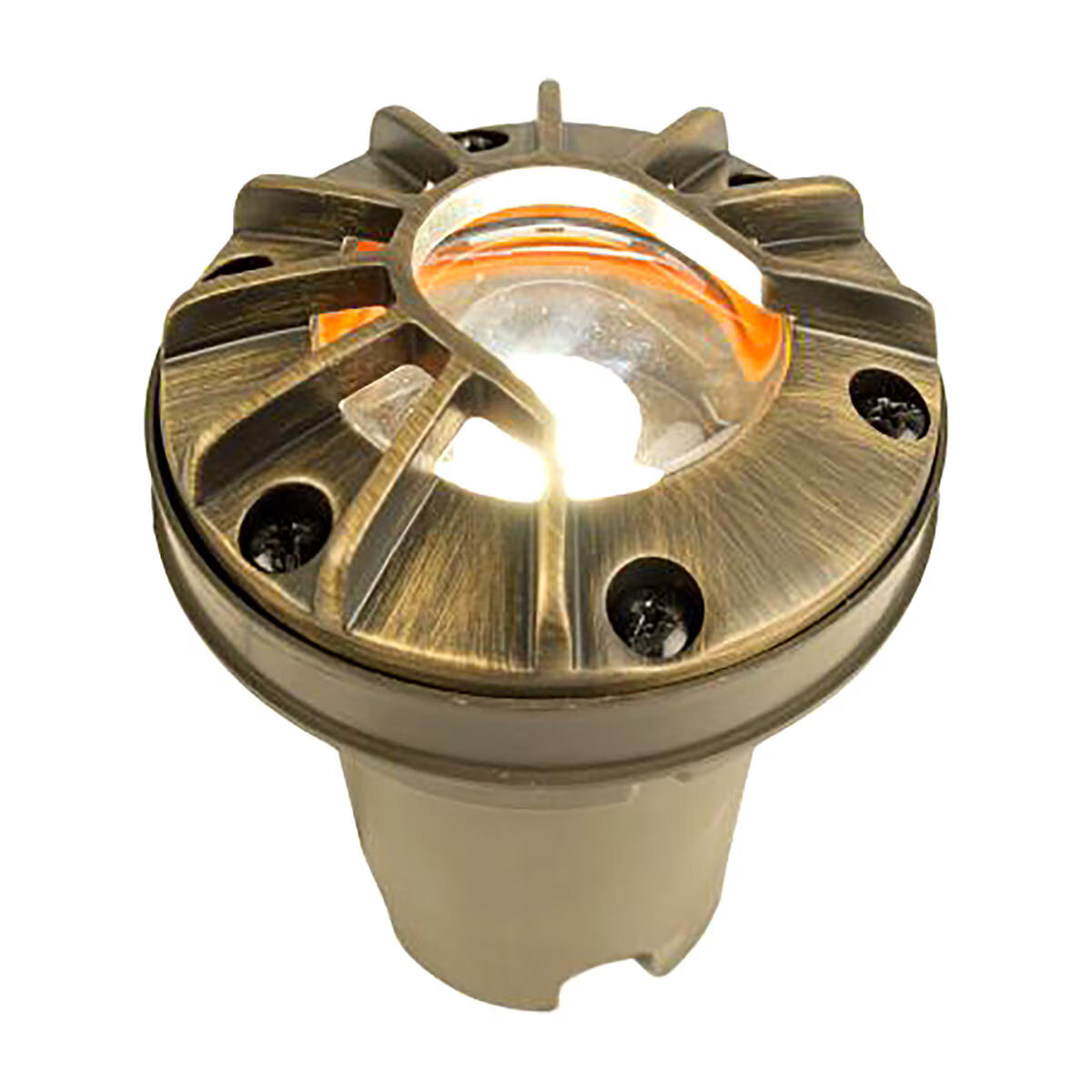 FX FC In-Ground Light Antique Bronze Louver ZDC LED