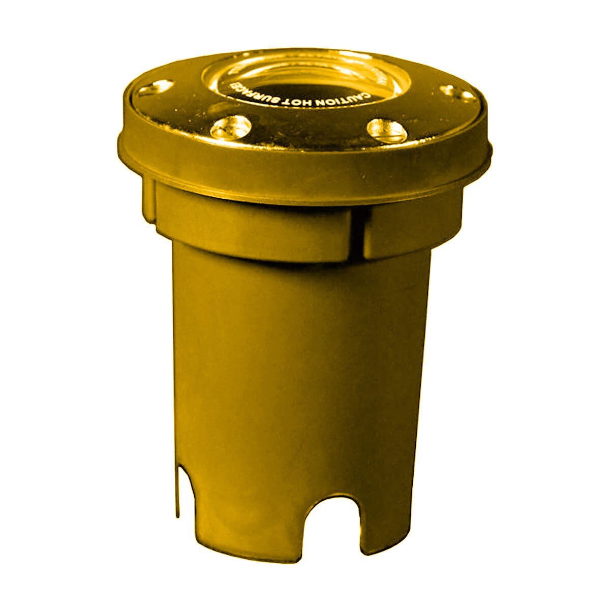 FX FC Well Light Natural Brass w/ Ring Grate