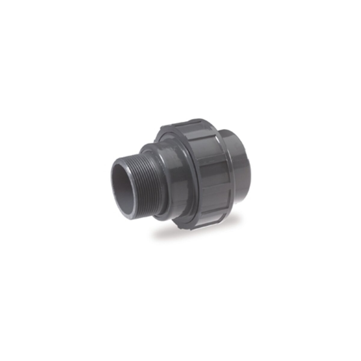U-1500-SM -NDS Flo-Control Sch 80 PVC Union 1-1/2 in. Socket x MIPT
