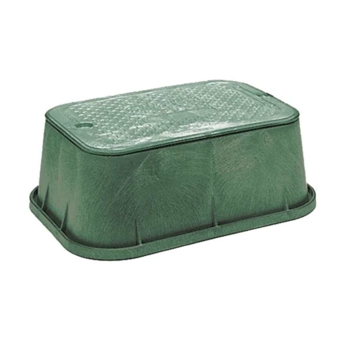Carson Valve Box Only Green Rectangle 14 in. x 19 in. x 12 in. D 2 Mousehole