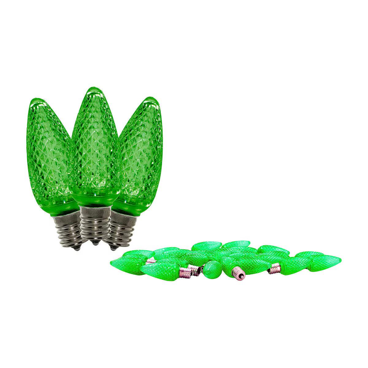 B-01C9GR-07 Retrofit C9 Lamp Green LED