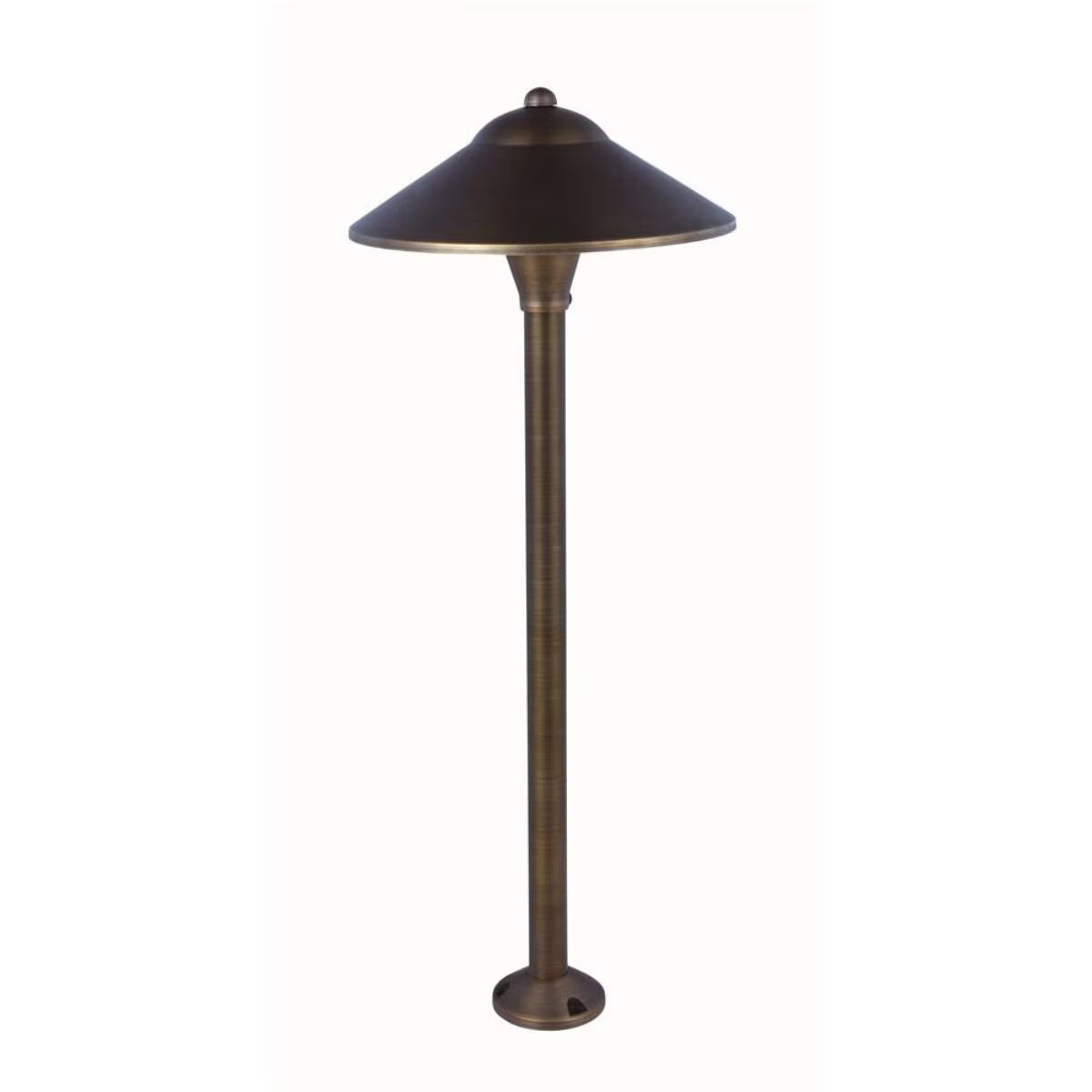 Elitco P800-CP Path Light Antique Brass 9 in. No Lamp