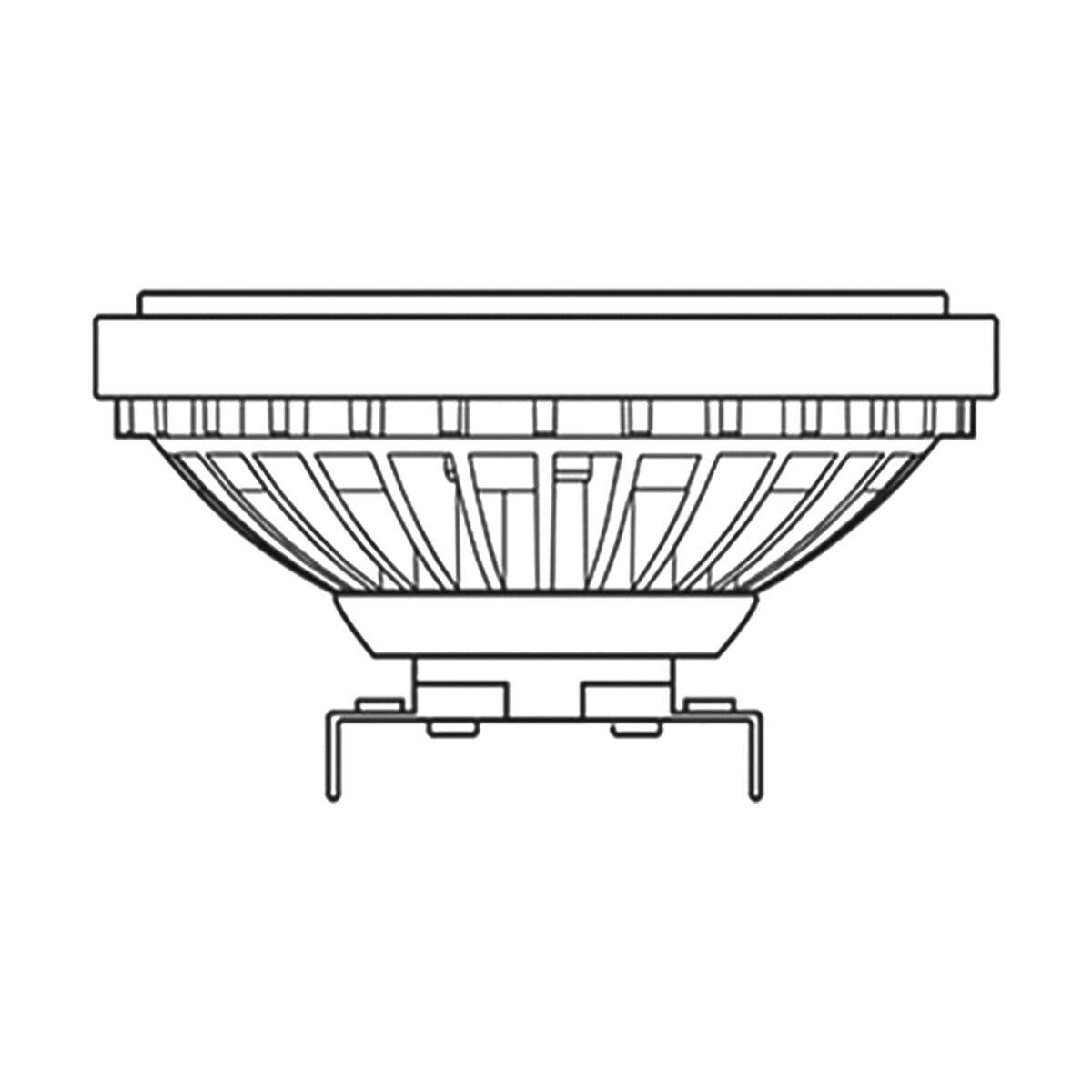 Brilliance PAR36 LED Green Lamp 11W 30 Degree