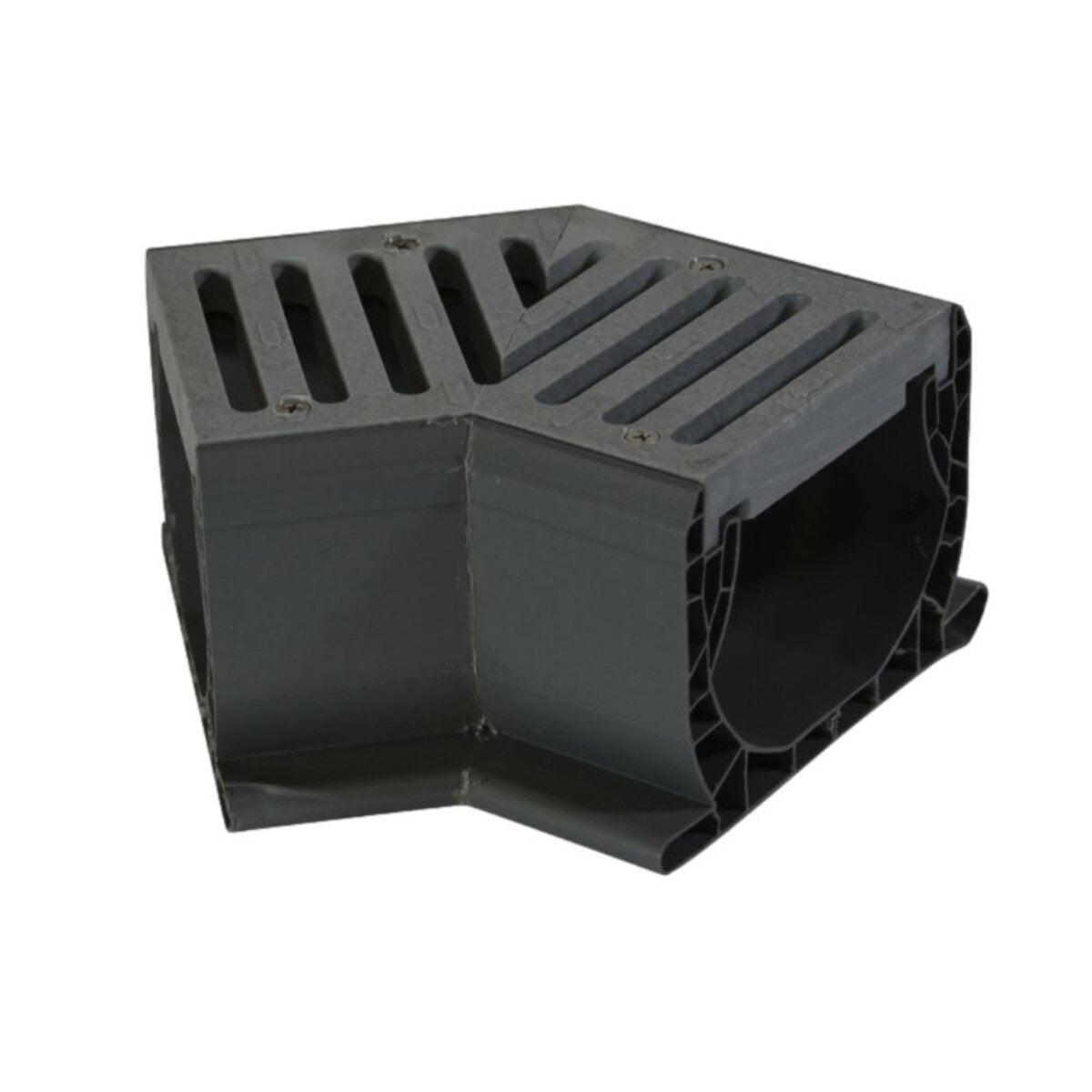 NDS2301 -NDS Fabricated 45 Degree Corner with Gray Grate