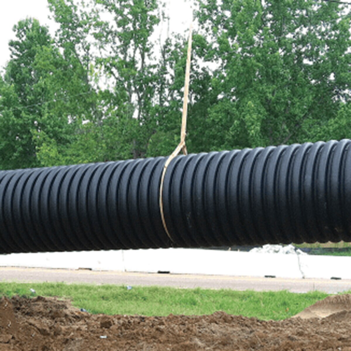 ADS N-12 F2648 Duall Wall Solid Pipe w/Bell End Gasket 30 in. x 20 ft.