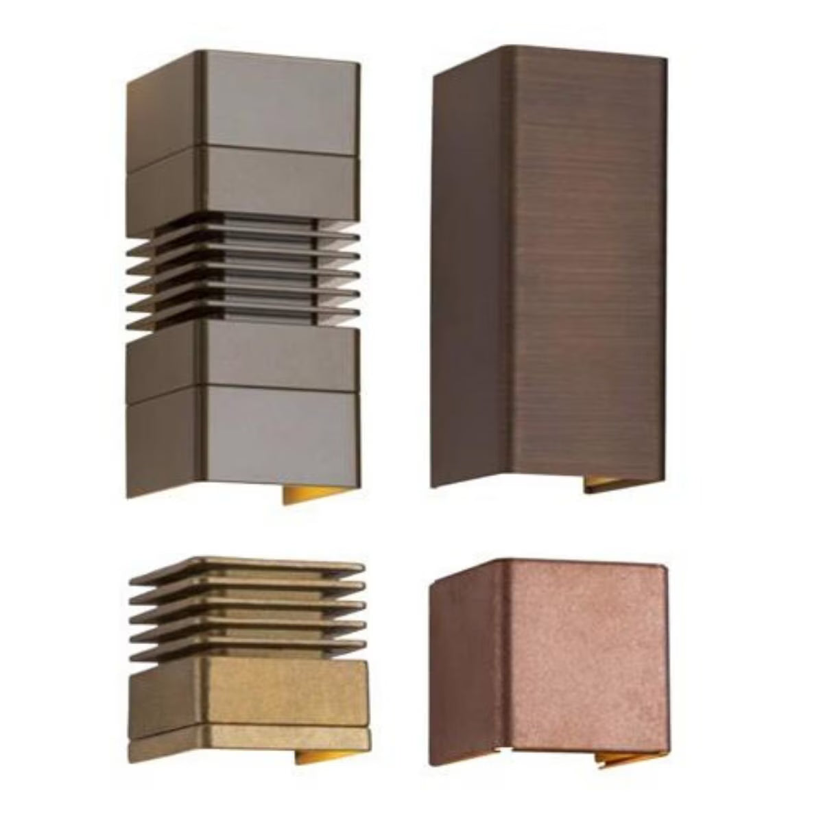 FX NL Down & Up Light 3LED 4.2W Bronze Metallic Finish