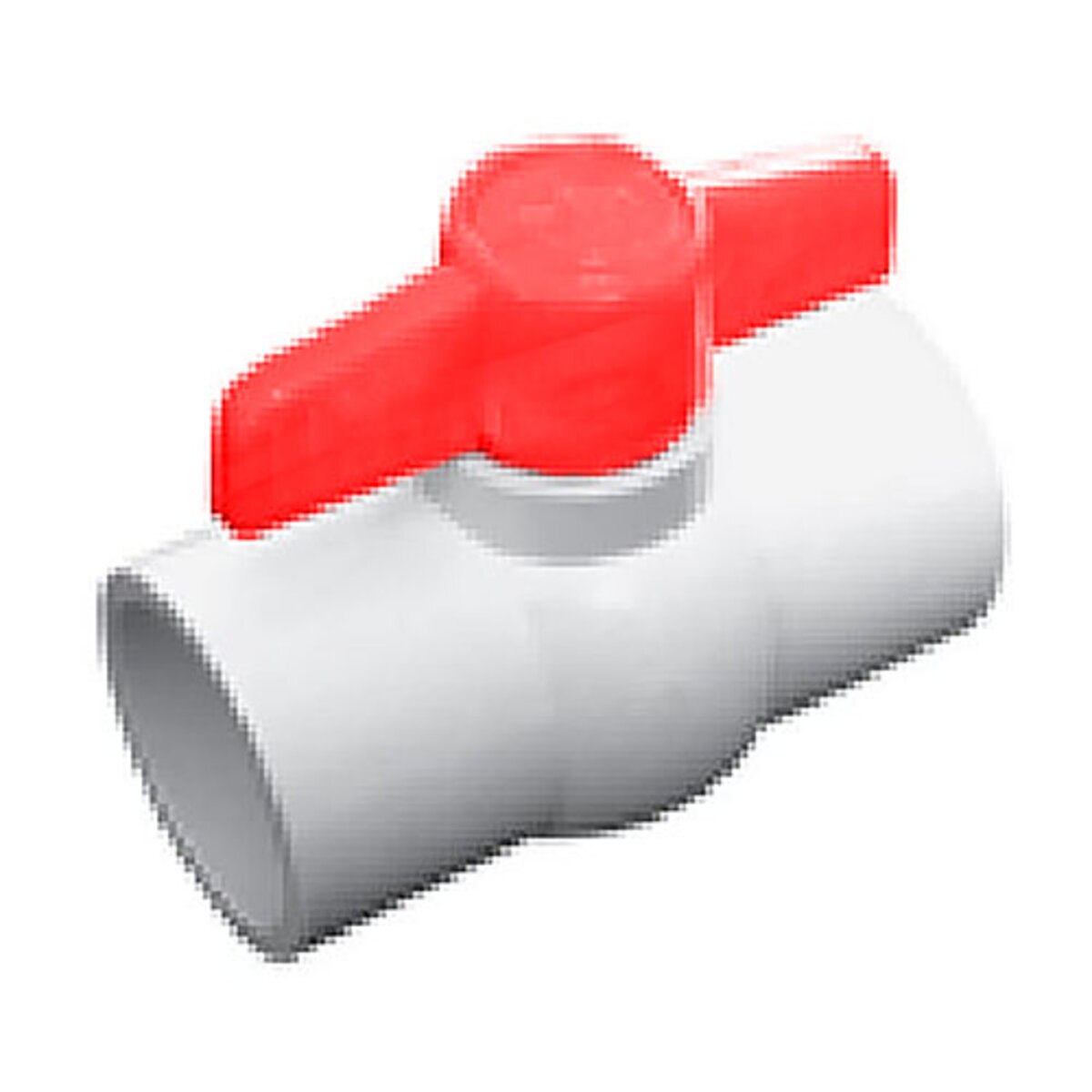 MIP Ball Valve PVC Slip x Skip 1/2 in.