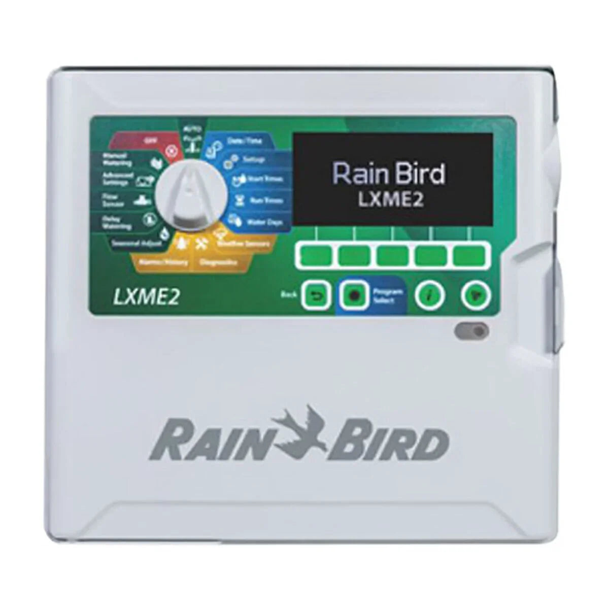 Rain Bird ESPLXME2P Traditionally Wired Next Gen Controller Indoor/Outdoor 12 Station Plastic Wall Mount Enclosure w/ Flow Smart Module | ESPLXME2P