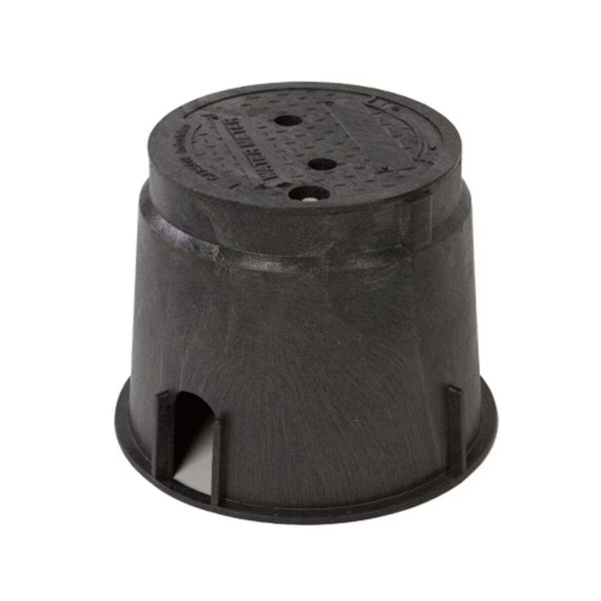 Carson Spec Valve Box Round 10 in. Black Box/Black Lid Overlapping ICV