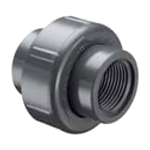 Spears 2000 Union Sch 80 PVC 1-1/2 in. Fipt w/ FKM O-Rings