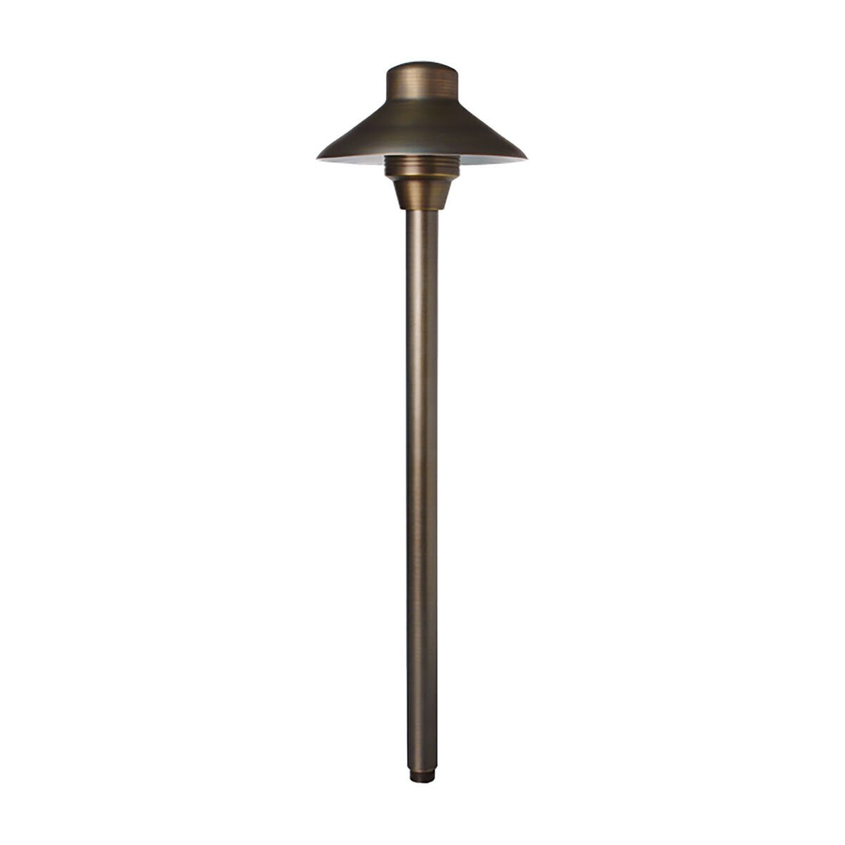UniqueL6-NL-BK 6 Lancer Path Light 18 in. Riser Brass Housing Black Finish No Lamp