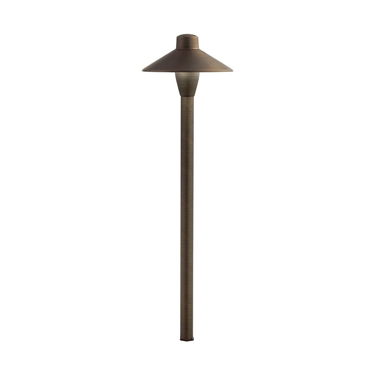 Kichler15878CBR30 Traditional LED Path Light Centenial Brass 3W 3000K