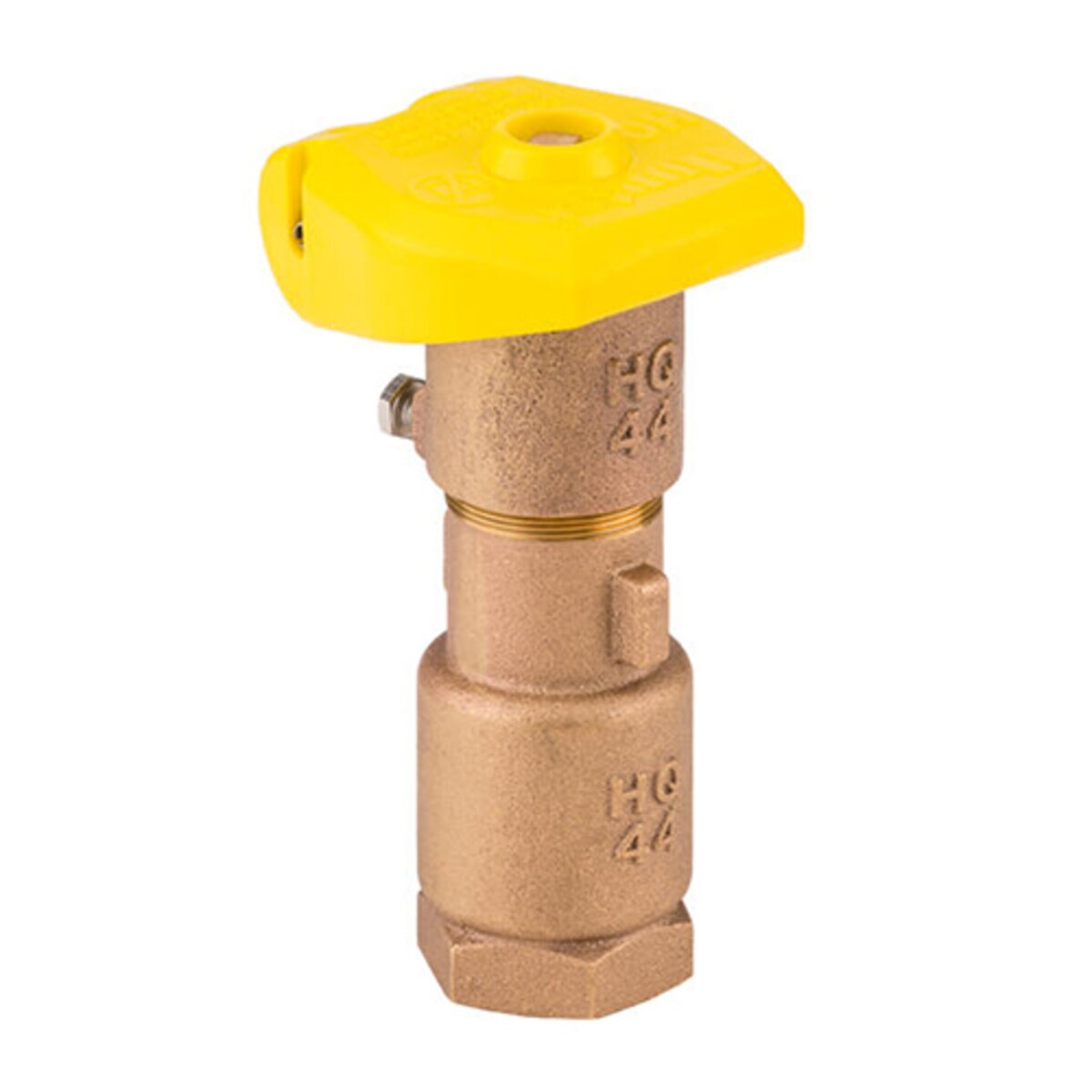 Hunter Quick Coupling Valve 1 in. FIPT Inlet 2 pc. Body 1 Slot with Yellow Rubber Locking Cover