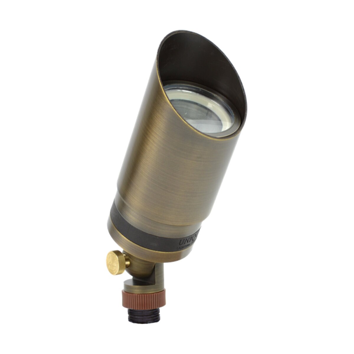 Unique REM-RCSOWF INSPIRA Rembrandt Up Light Weathered Brass with 60 Deg. RGB CCT LED