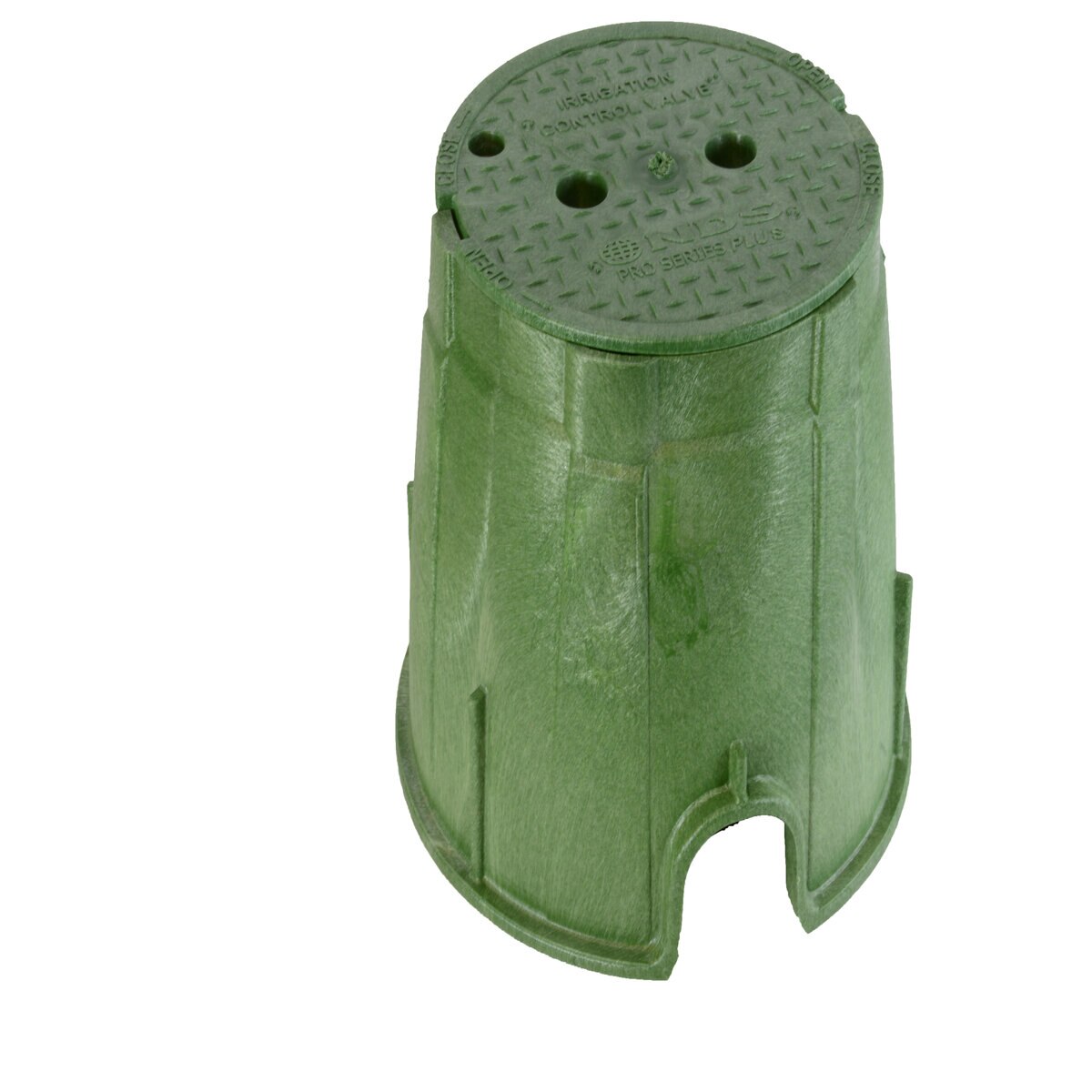 10 in. Round Corrugated Box Round Overlapping Bolt-down Cover - ICV