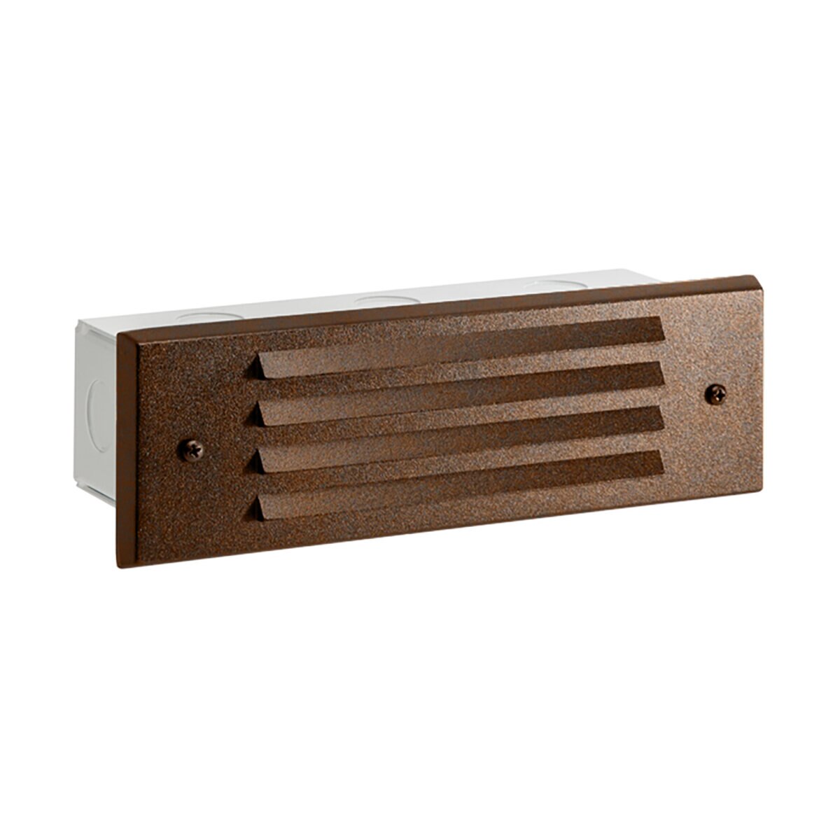 Vista SL-4246 Louver Step Light Weathered Iron G4 1.5W Step and Wall Mount Aluminum