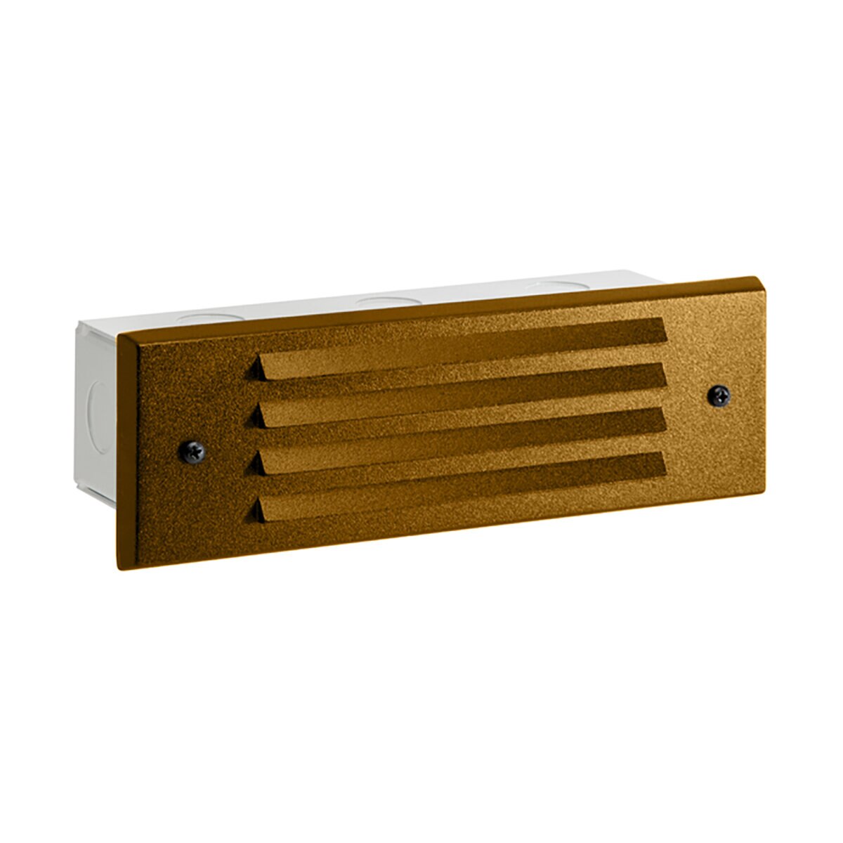 Vista SL-4246-Z-150-W-G4 SL-4246 Louver Step Light Bronze G4 1.5W Step and Wall Mount Aluminum