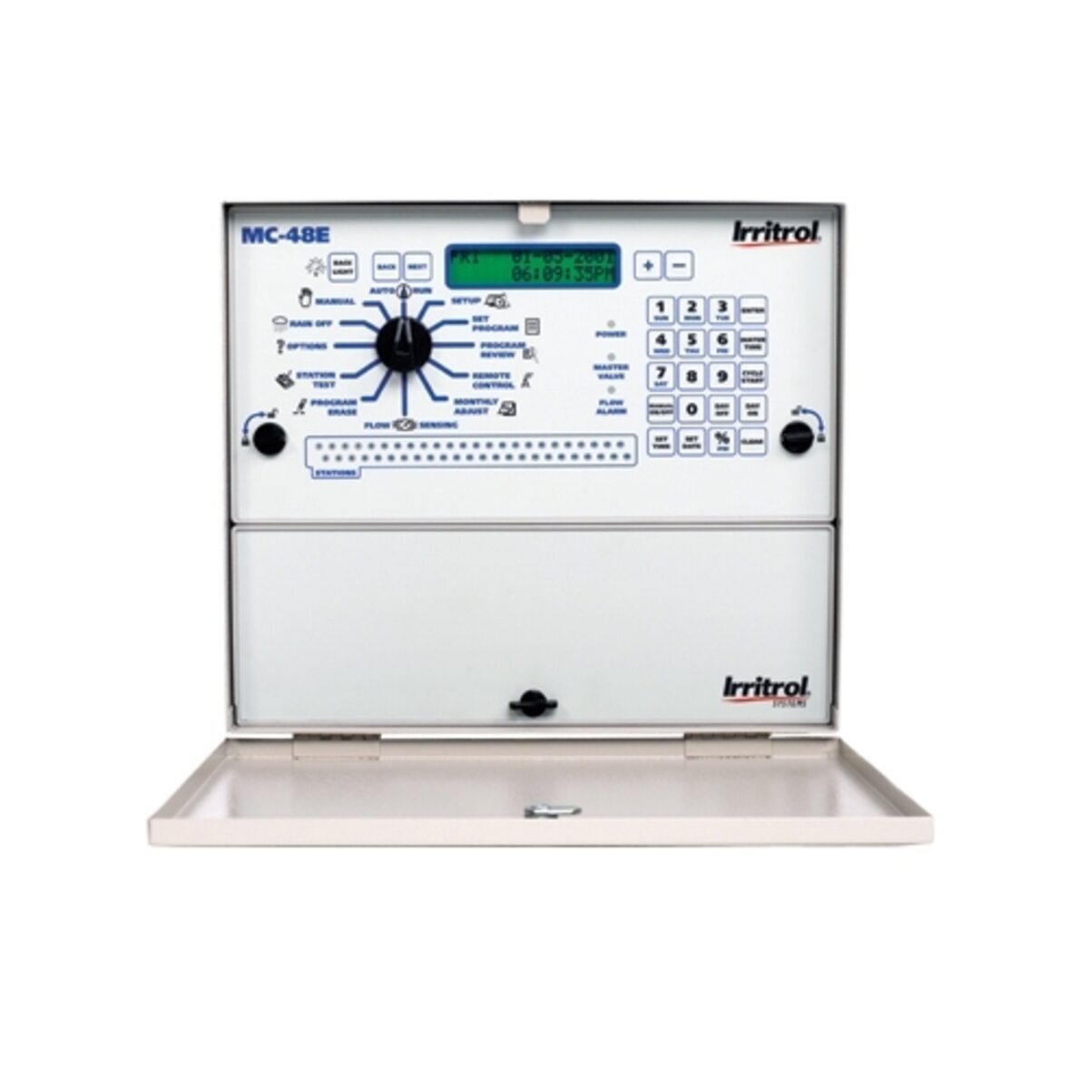 Irritrol MC-E (Blue) Series Controller 42 Station Outdoor Steel Wall Mount Cabinet