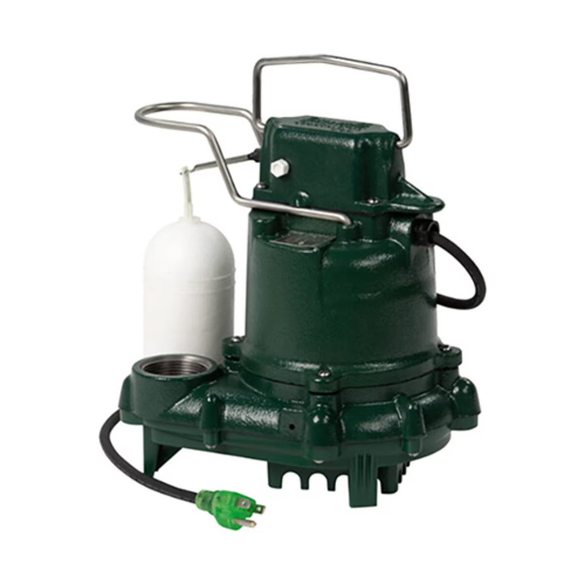 Zoeller M53 Sump Pump, 115V, 1Ph, 3/10 HP, 60Hz, 9' Cord