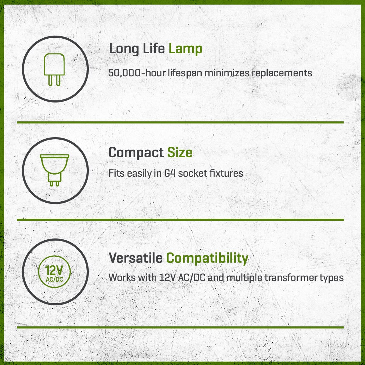 FLEX GOLD LED, 2 WATT, T3 3000K