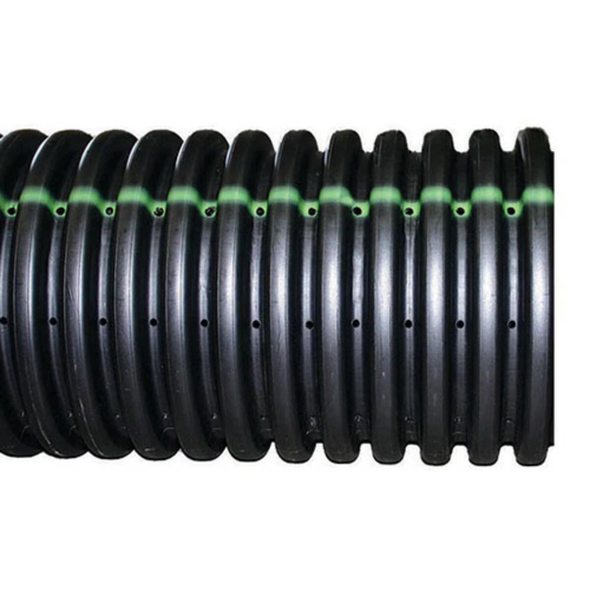 ADS Single Wall Perforated Drain Pipe 6 in. x 10 ft.