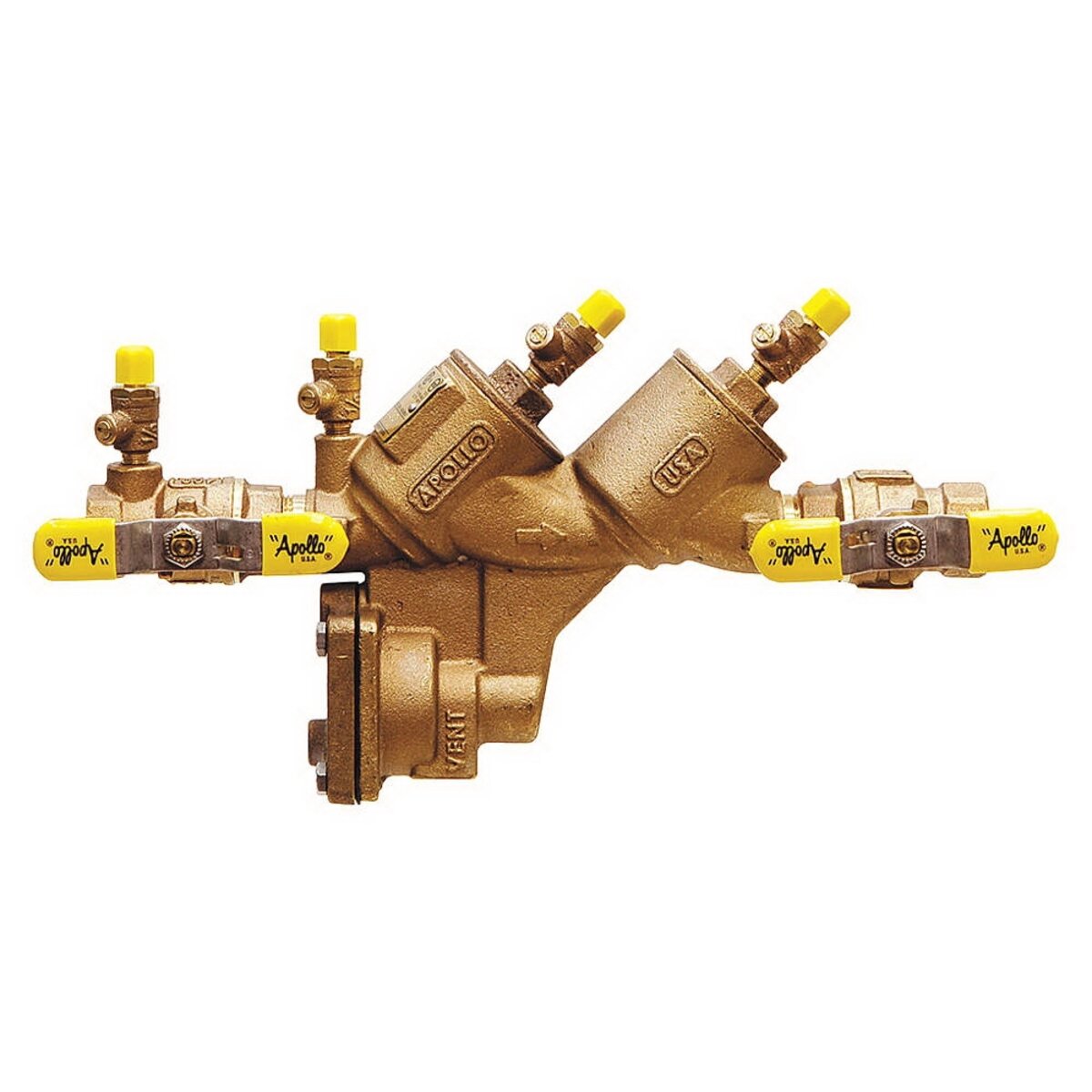 4A205A2F Apollo 4A Reduced Pressure Assembly 1 in. with Ball Valves and SAE Test Cocks |