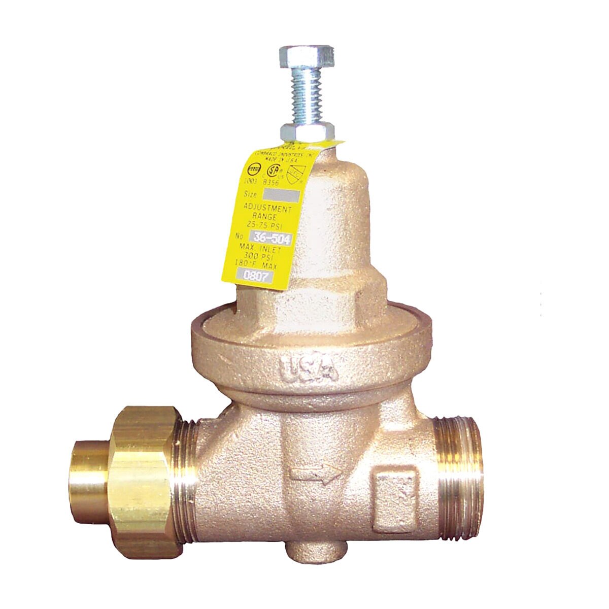 Apollo Conbraco 36 Series Water Pressure Reducing Valve Brass 1 in. | 36-105-01