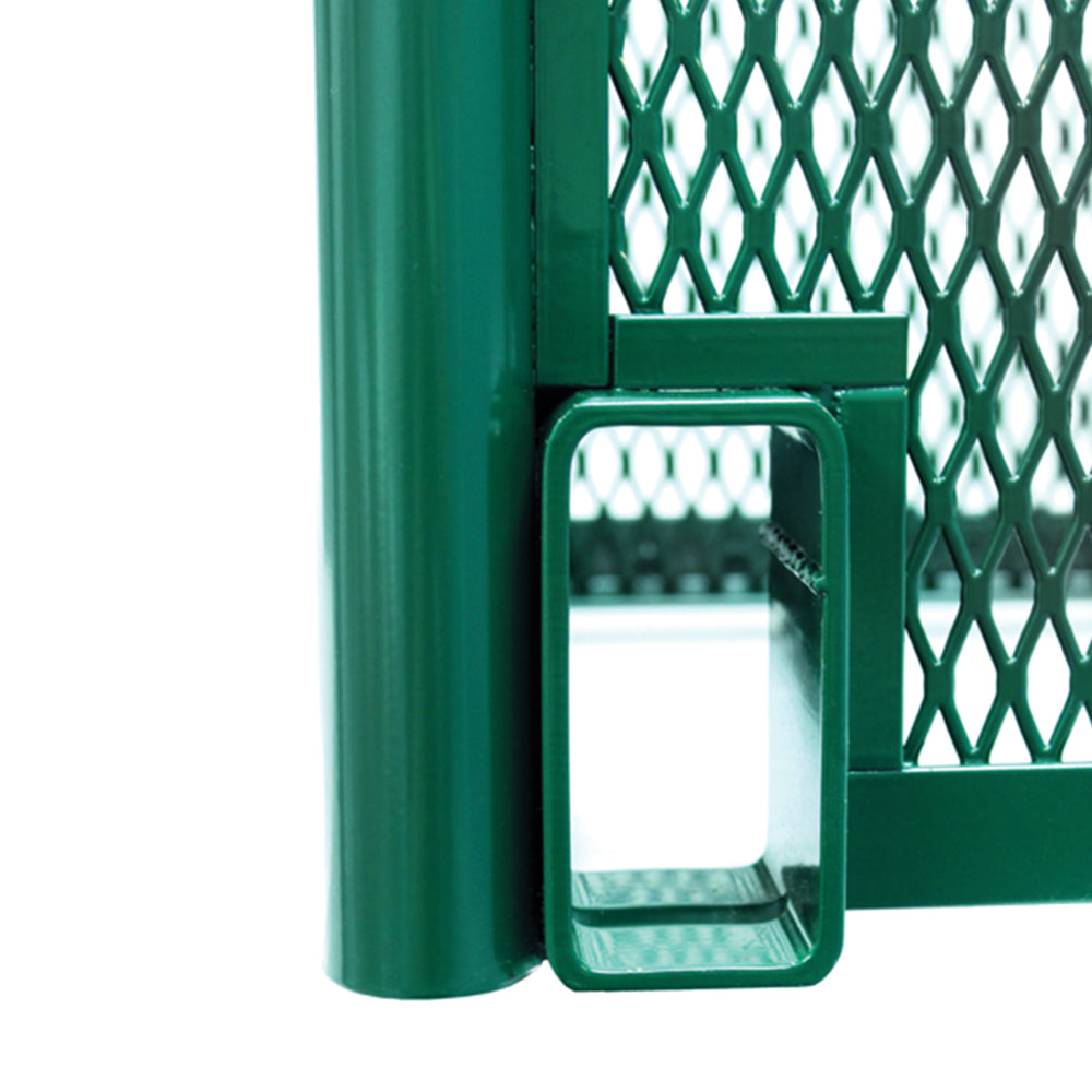 Backflow Protector Powder Coated Enclosure Lift-Off (10"W x 24"H x 22"L) - Green/Tan