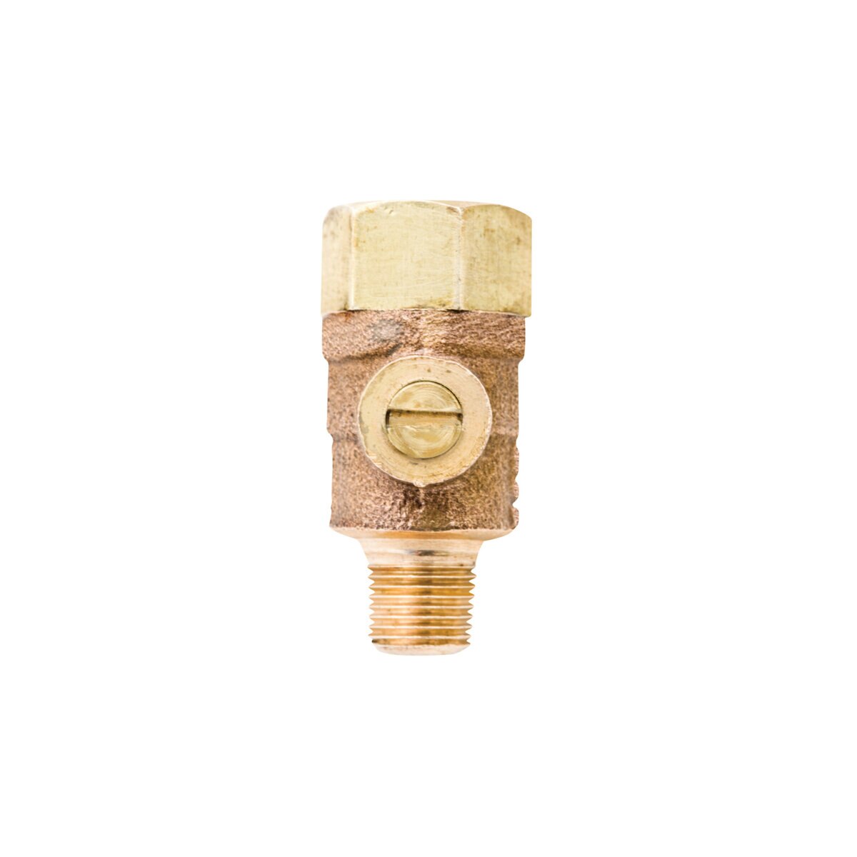 FEBCO TC1 Full Port Test Cock Lead Free Bronze 1/8 in. x 1/4 in. MIPT x FIPT