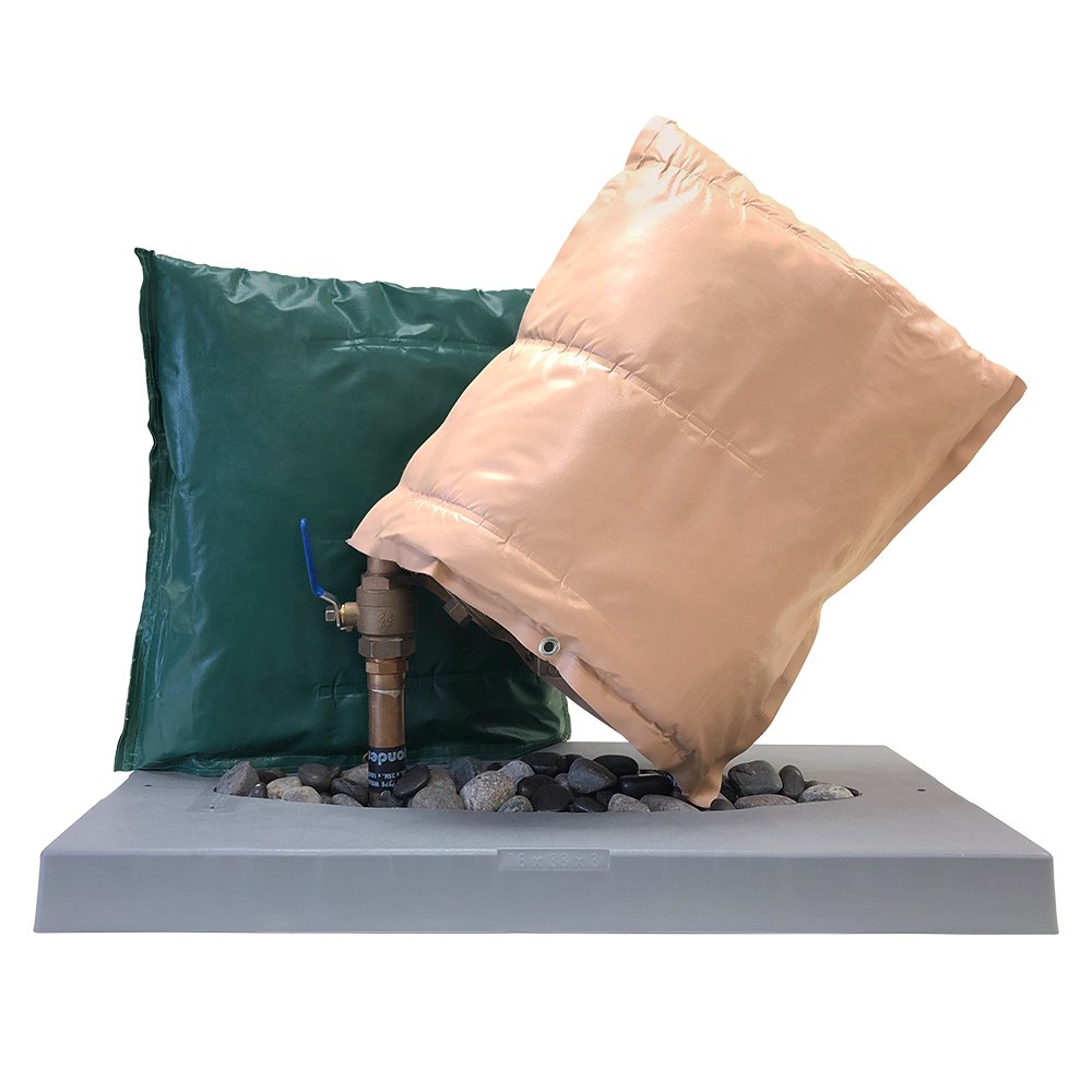 FrostGuard R-30 Insulated Blanket for GS-3.3/CGS-3.3/BP-3.3 (27½" H x 28" L) - Green/Tan