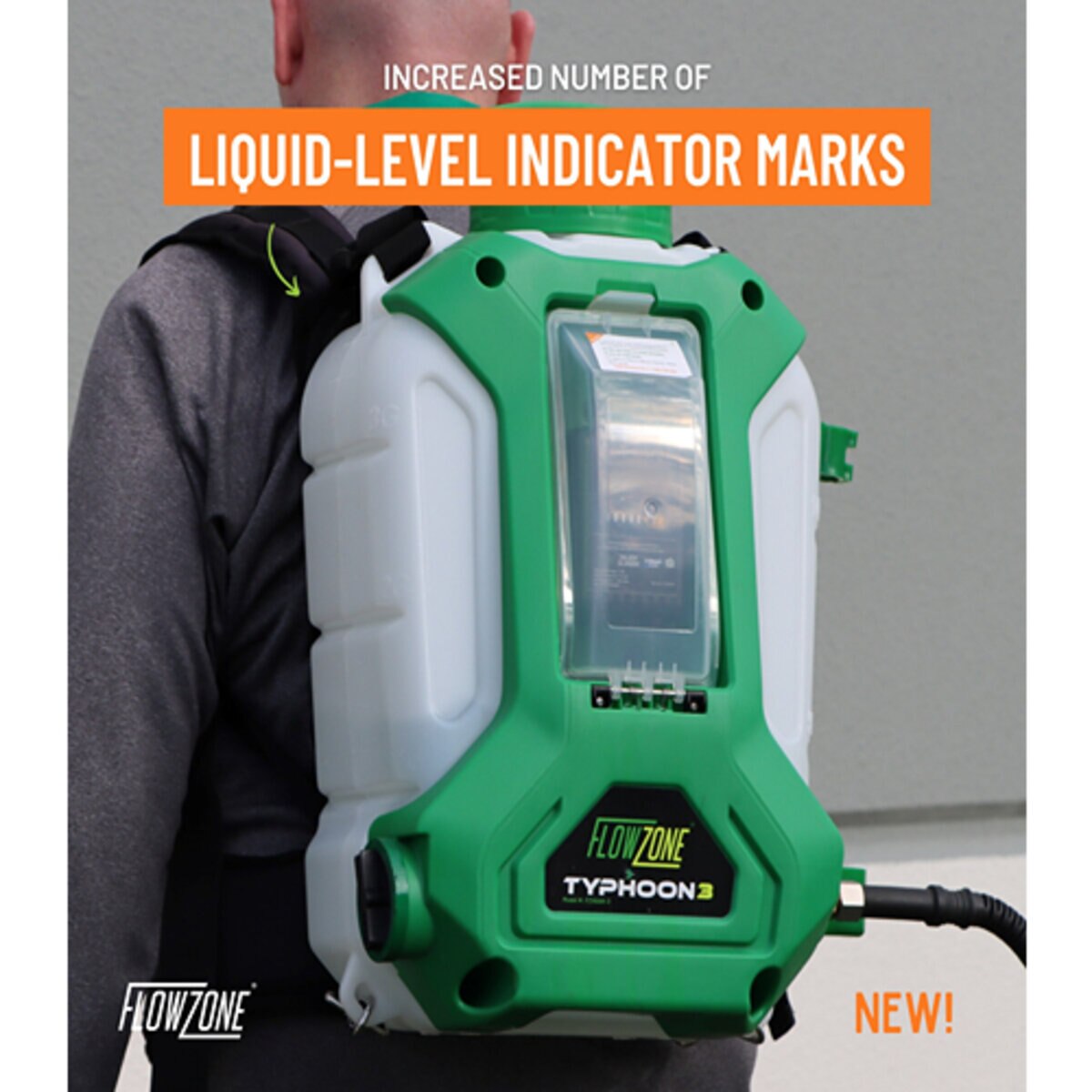 Flowzone Typhoon Variable Pressure Sprayer 3.0 - 4 gal. 18 V | FZVAAK-3